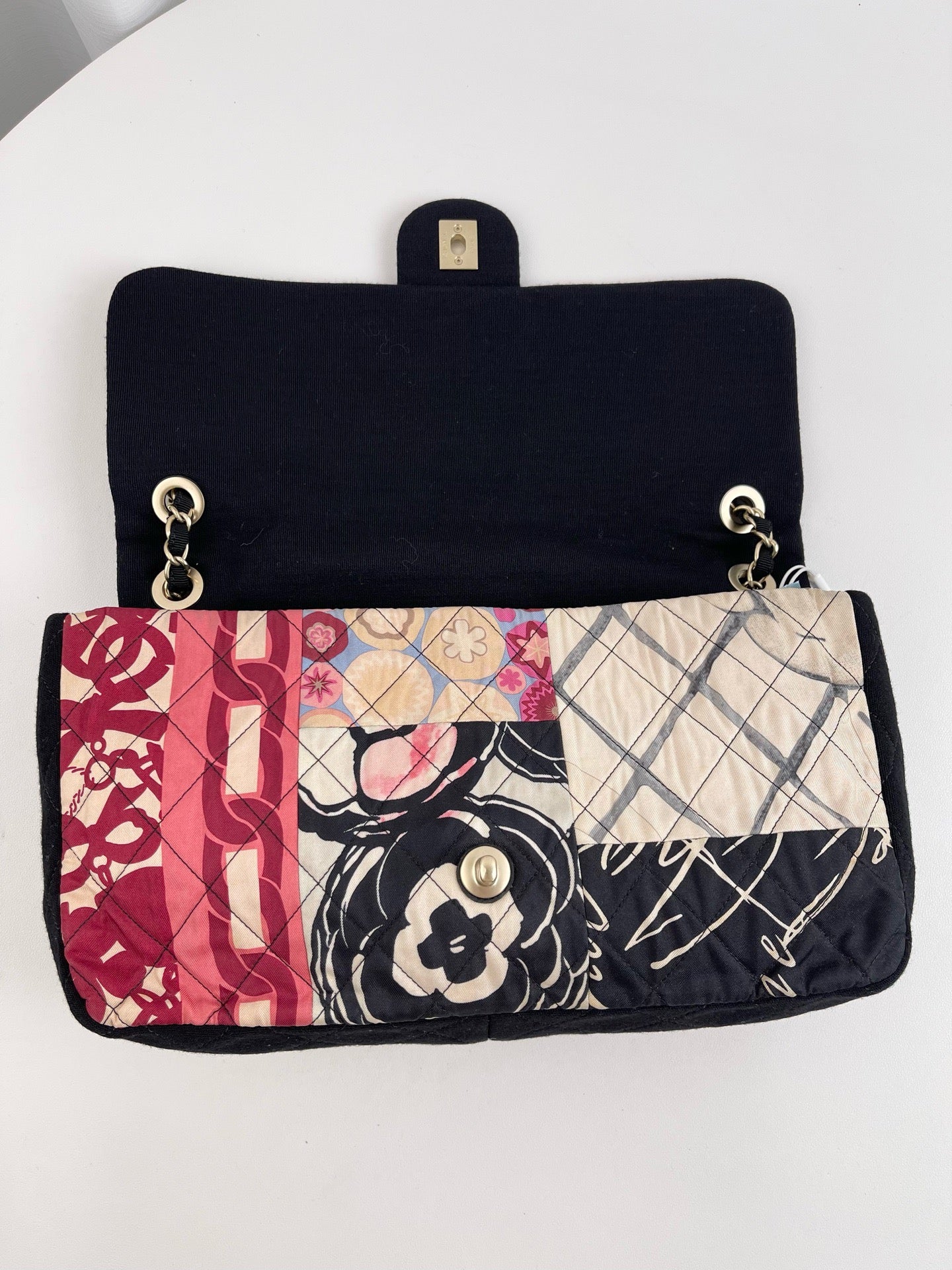 Chanel - Classic Flap - Cloth - Multicolour - (medium)