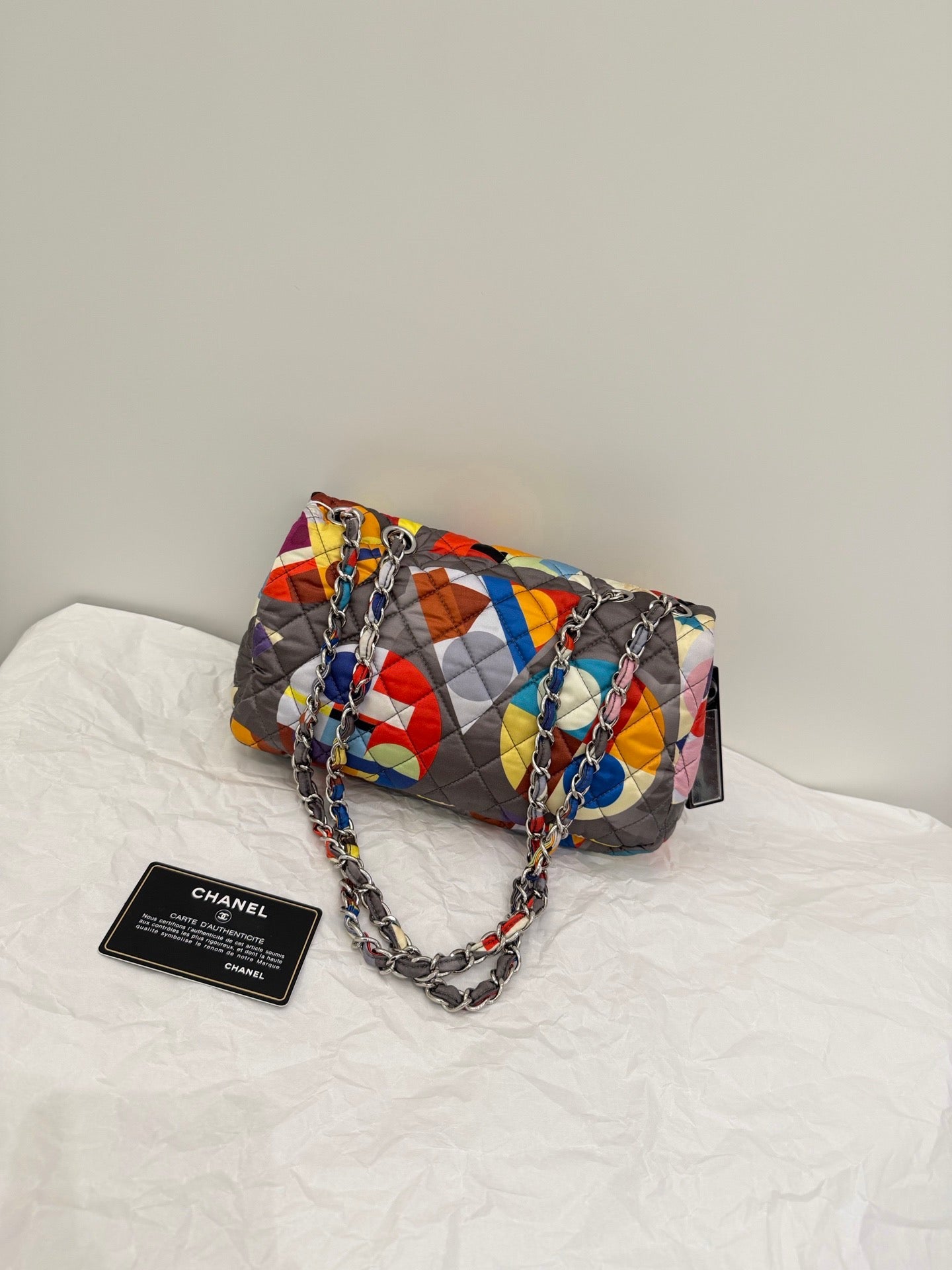 Chanel - Classic Flap - Cloth - Multicolour - (mini)