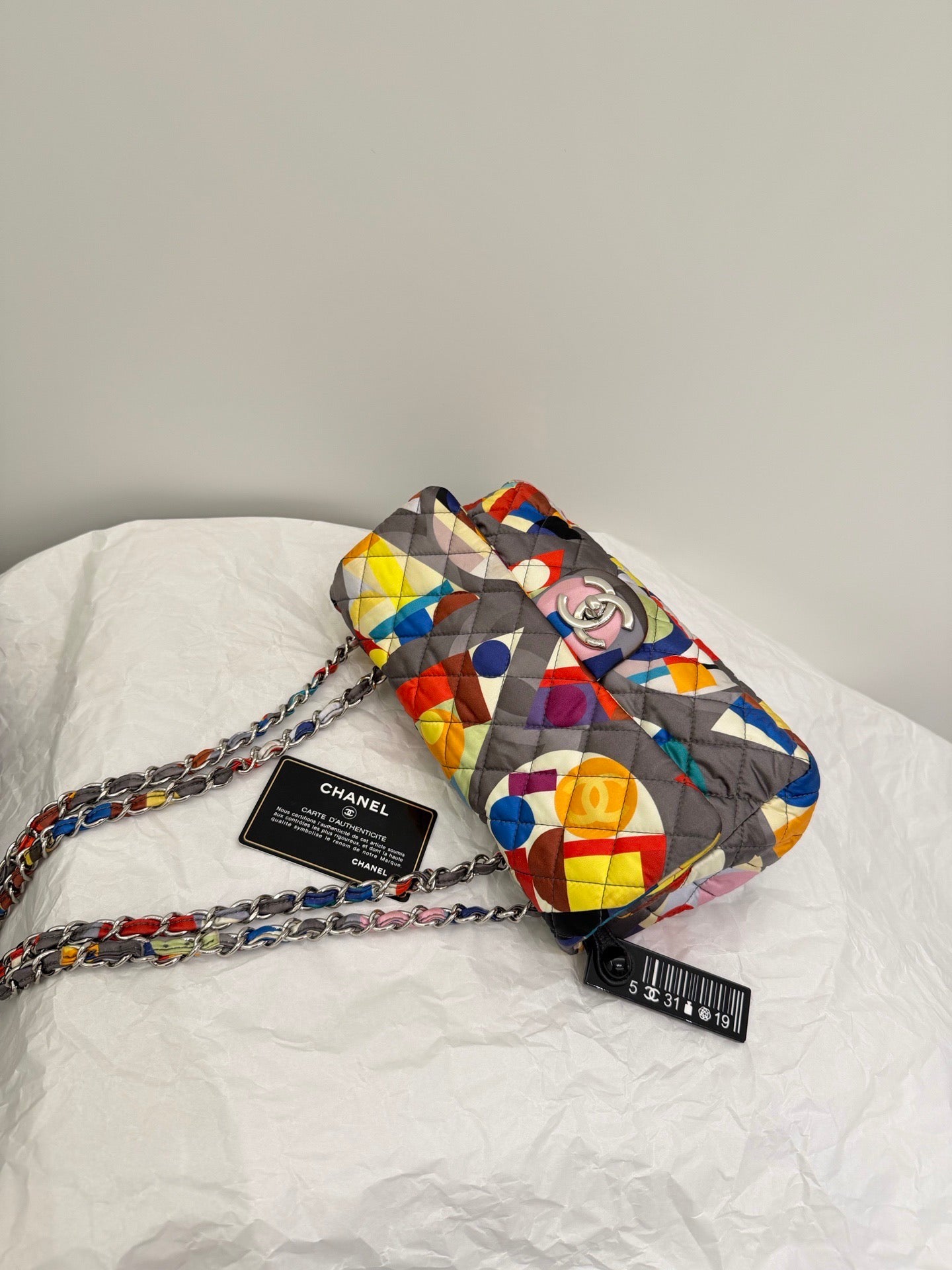 Chanel - Classic Flap - Cloth - Multicolour - (mini)