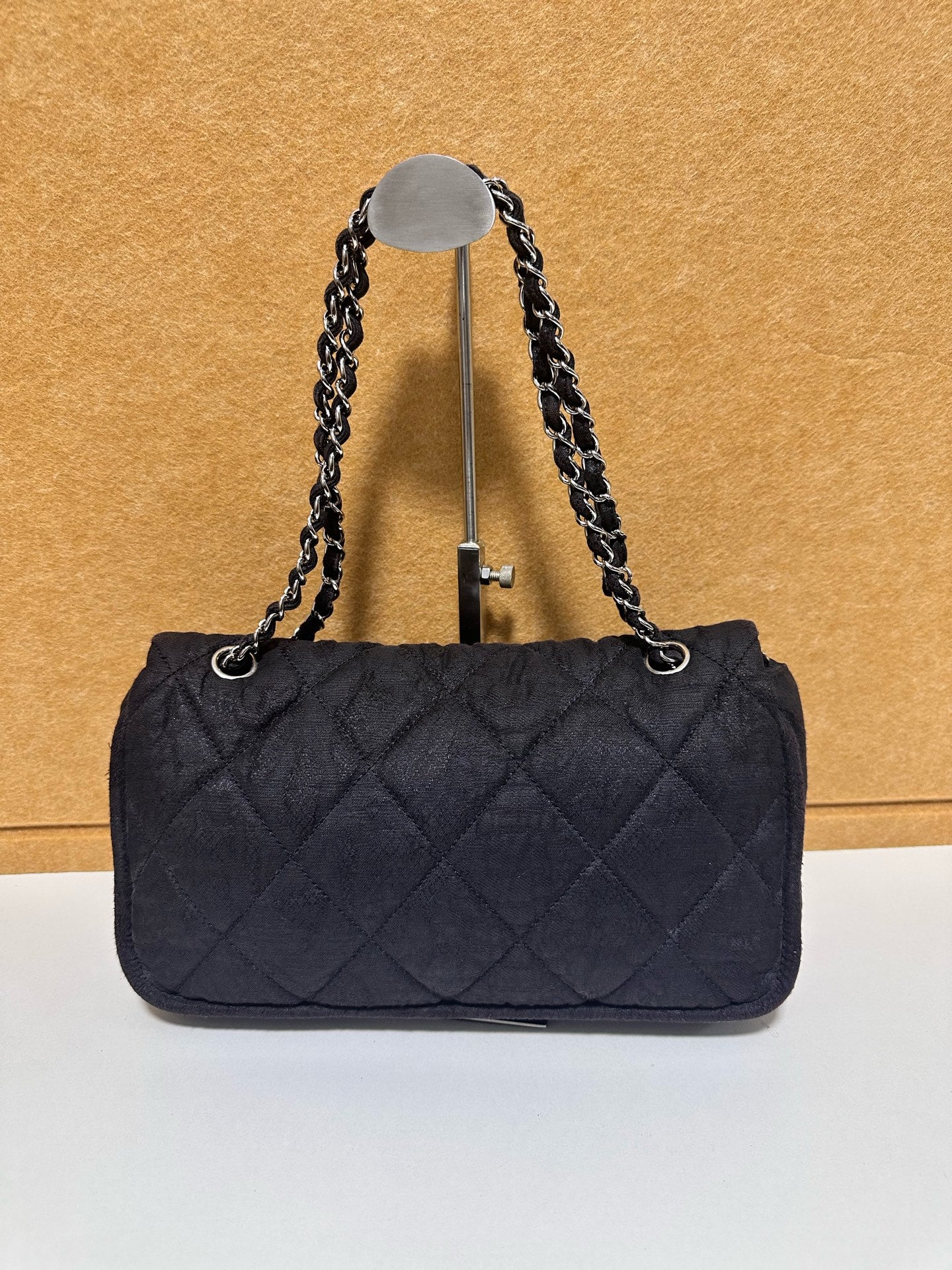 Chanel - Classic Flap - Denim - Black - (small)