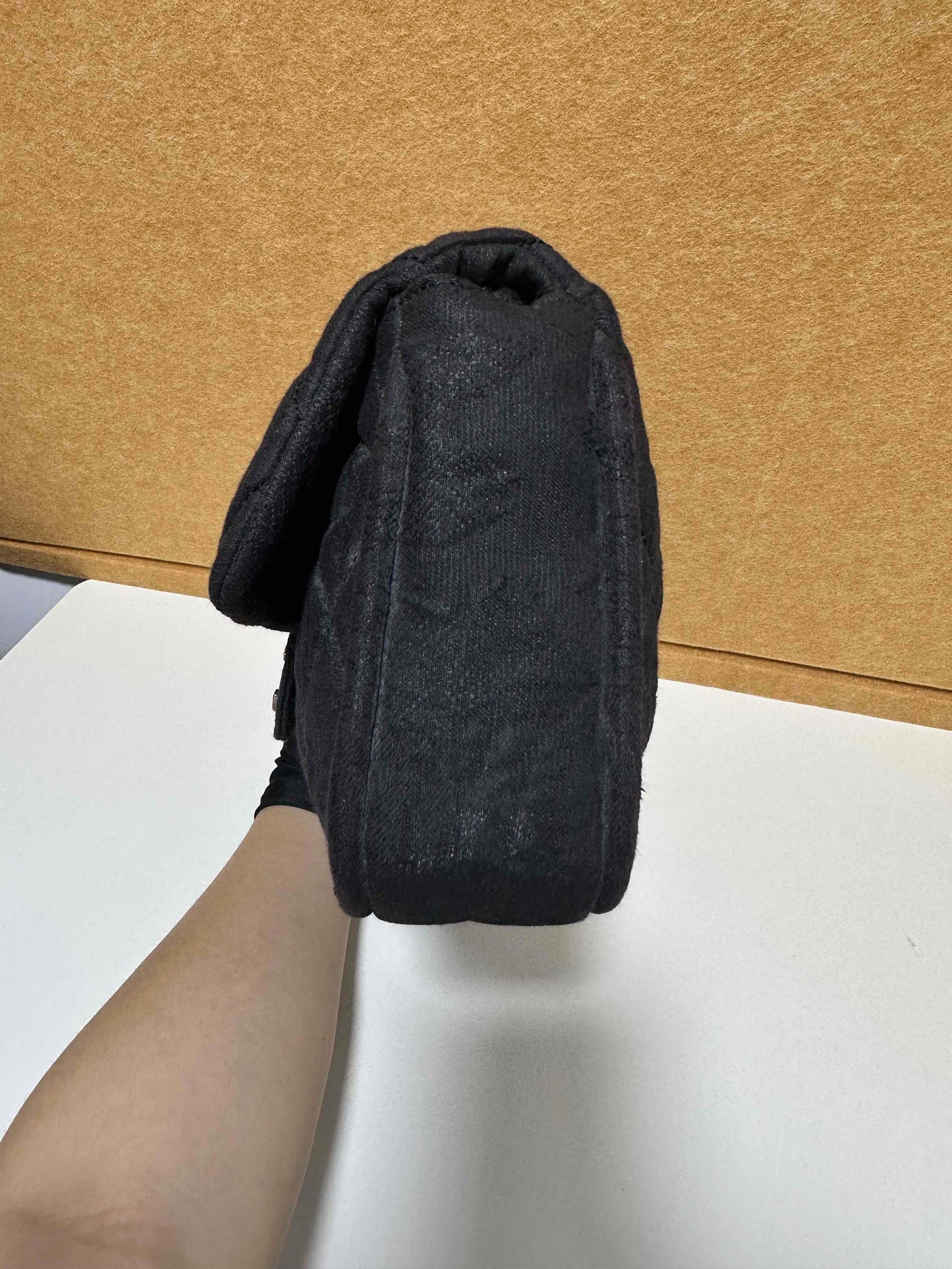 Chanel - Classic Flap - Denim - Black - (small)