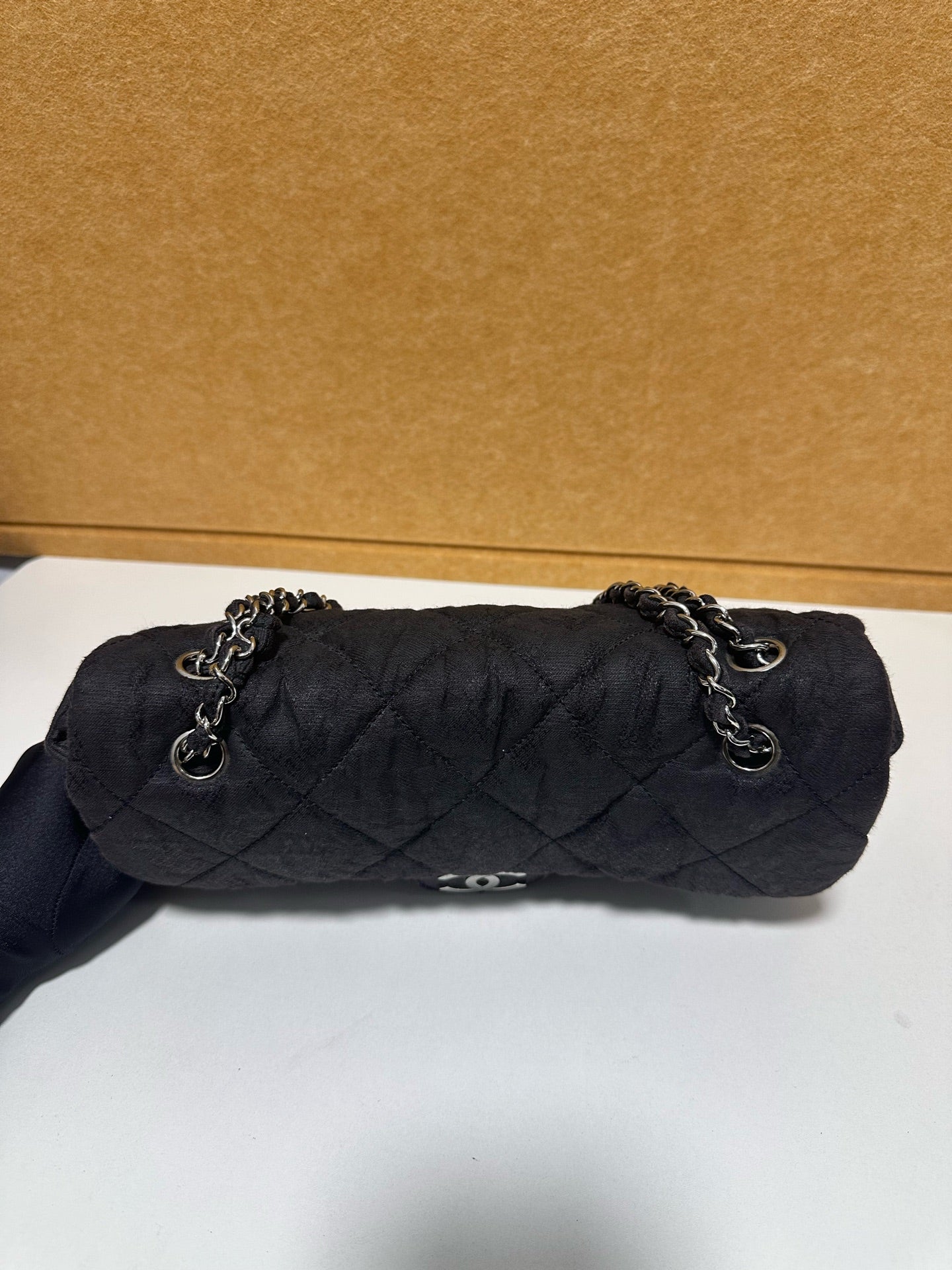 Chanel - Classic Flap - Denim - Black - (small)