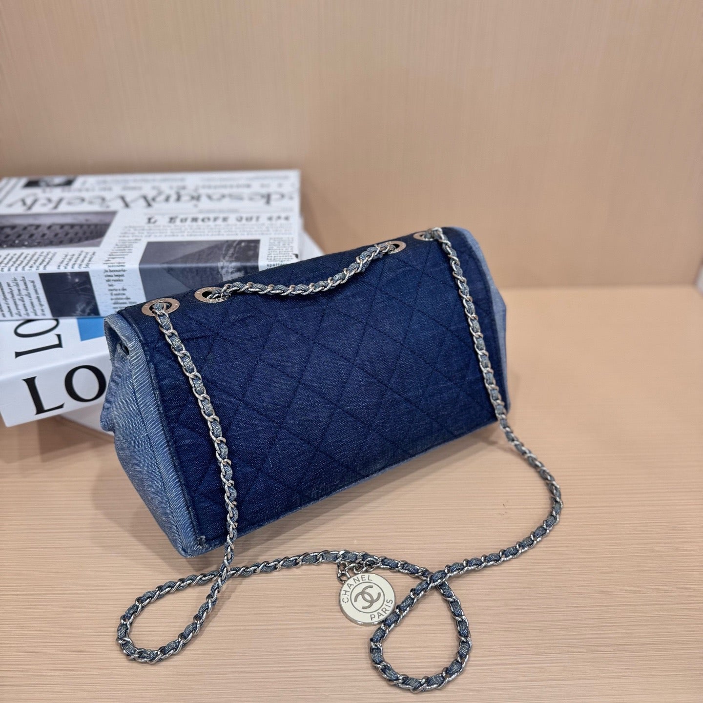 Chanel - Classic Flap - Denim - Blue - (small)