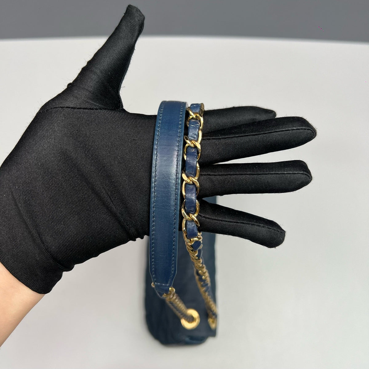 Chanel - Classic Flap - Denim - Jeans - Blue - (large)