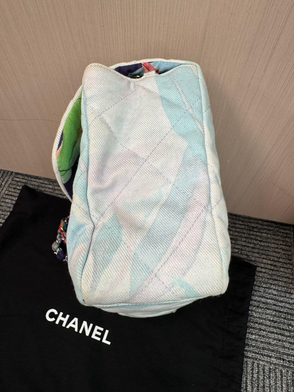 Chanel - Classic Flap - Denim - Jeans - Multicolour - (large)
