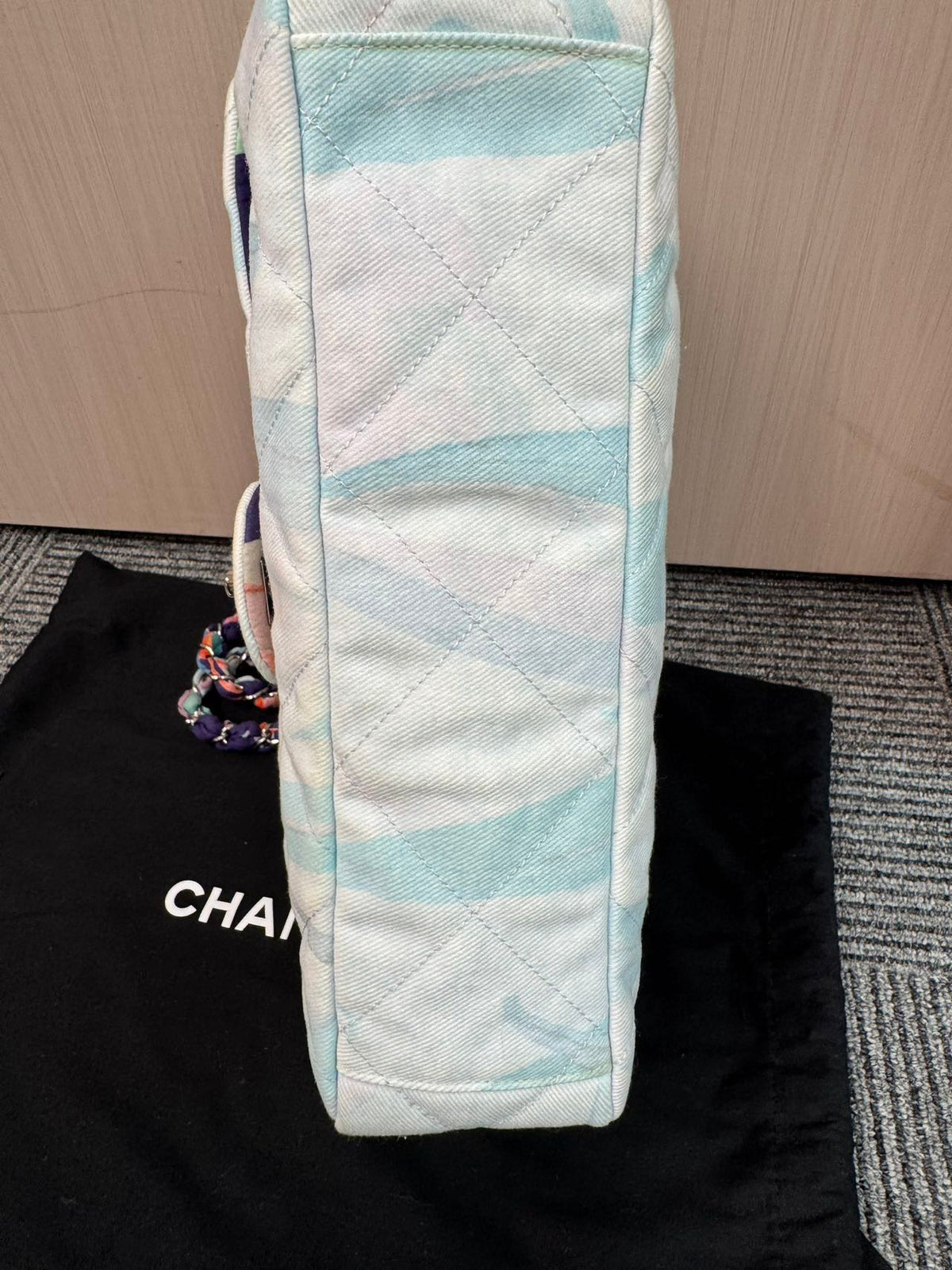Chanel - Classic Flap - Denim - Jeans - Multicolour - (large)