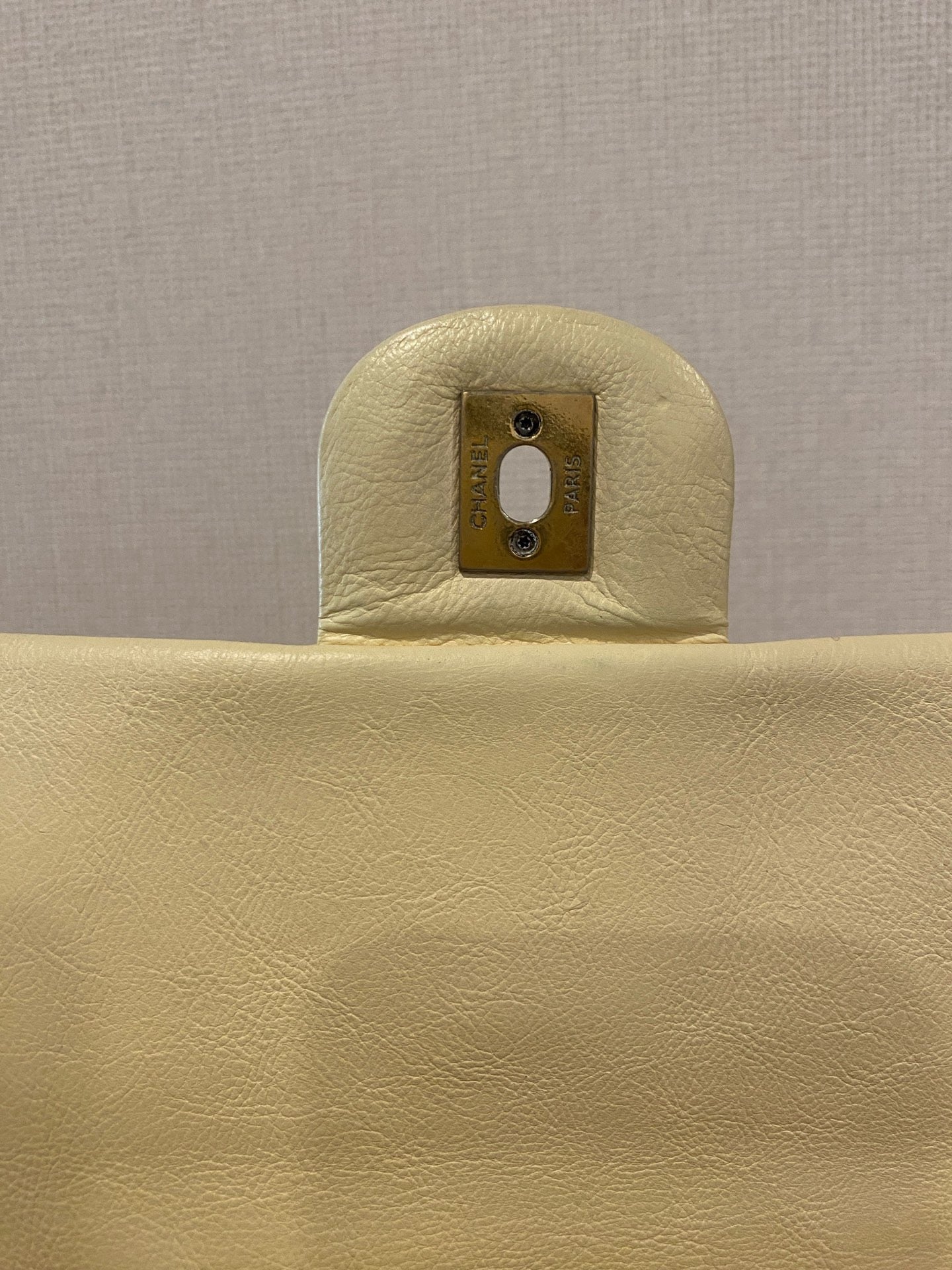 Chanel - Classic Flap East West - Leather - Beige - (medium)