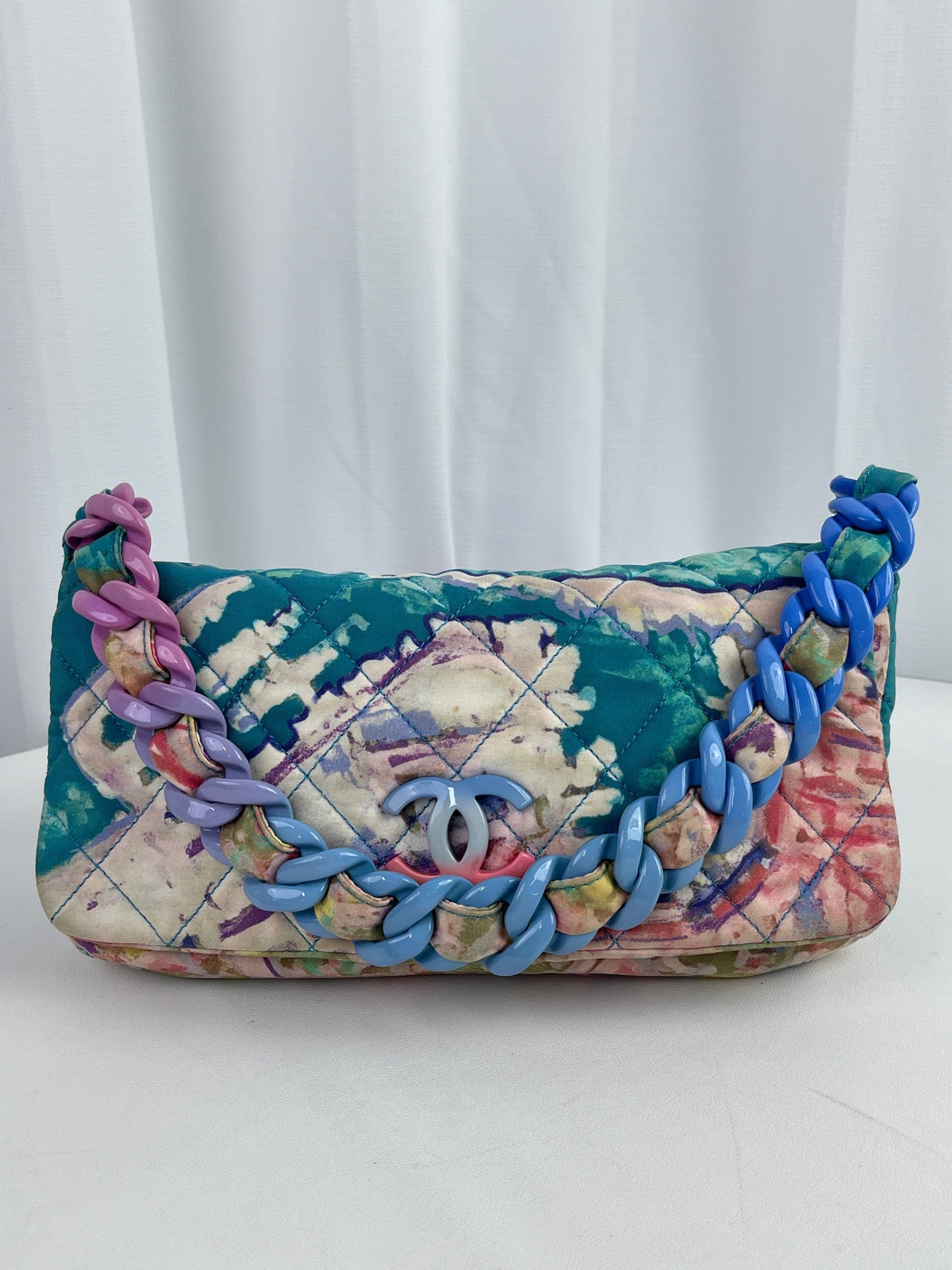 Chanel - Classic Flap - Fabric - Multicolour - (mini)