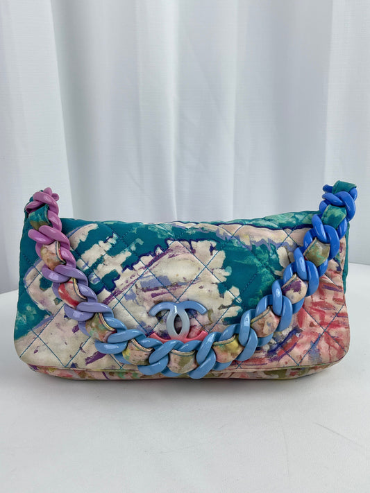 Chanel - Classic Flap - Fabric - Multicolour - (mini)