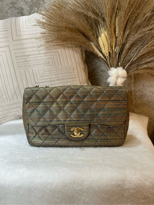 Chanel - Classic Flap - Fabric - Multicolour - (small)