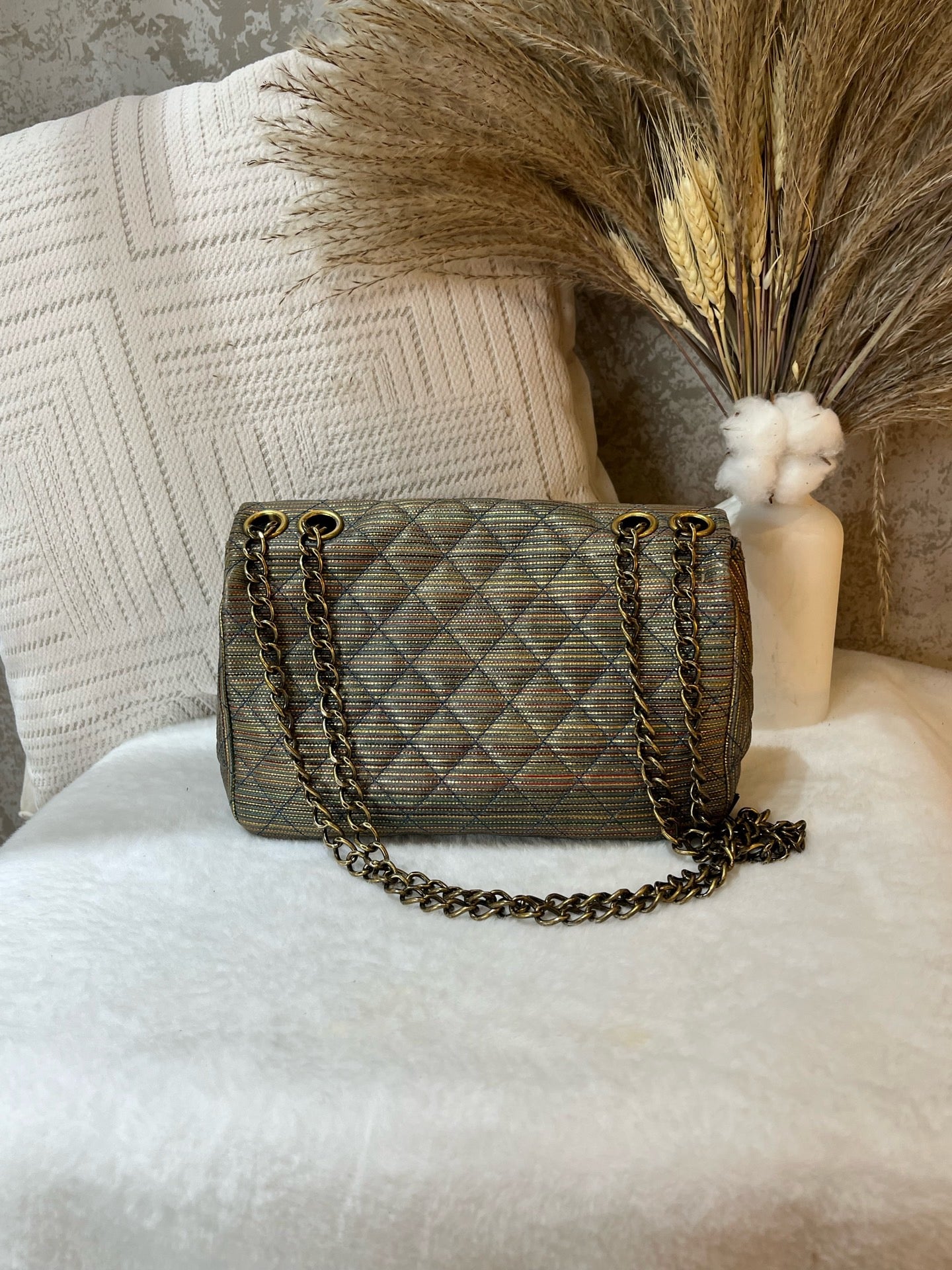 Chanel - Classic Flap - Fabric - Multicolour - (small)