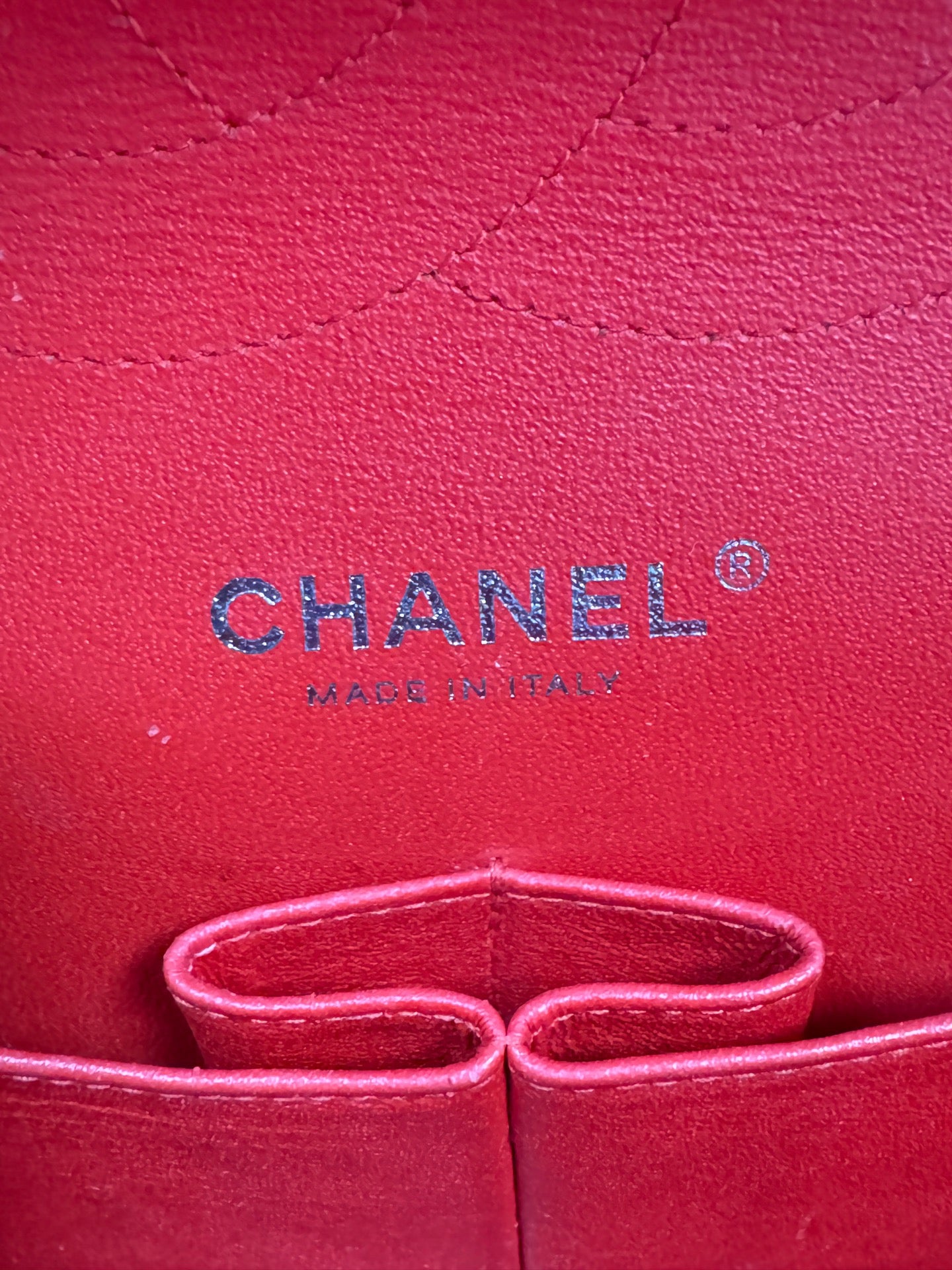 Chanel - Classic Flap Jumbo - Patent leather - Red - (large)