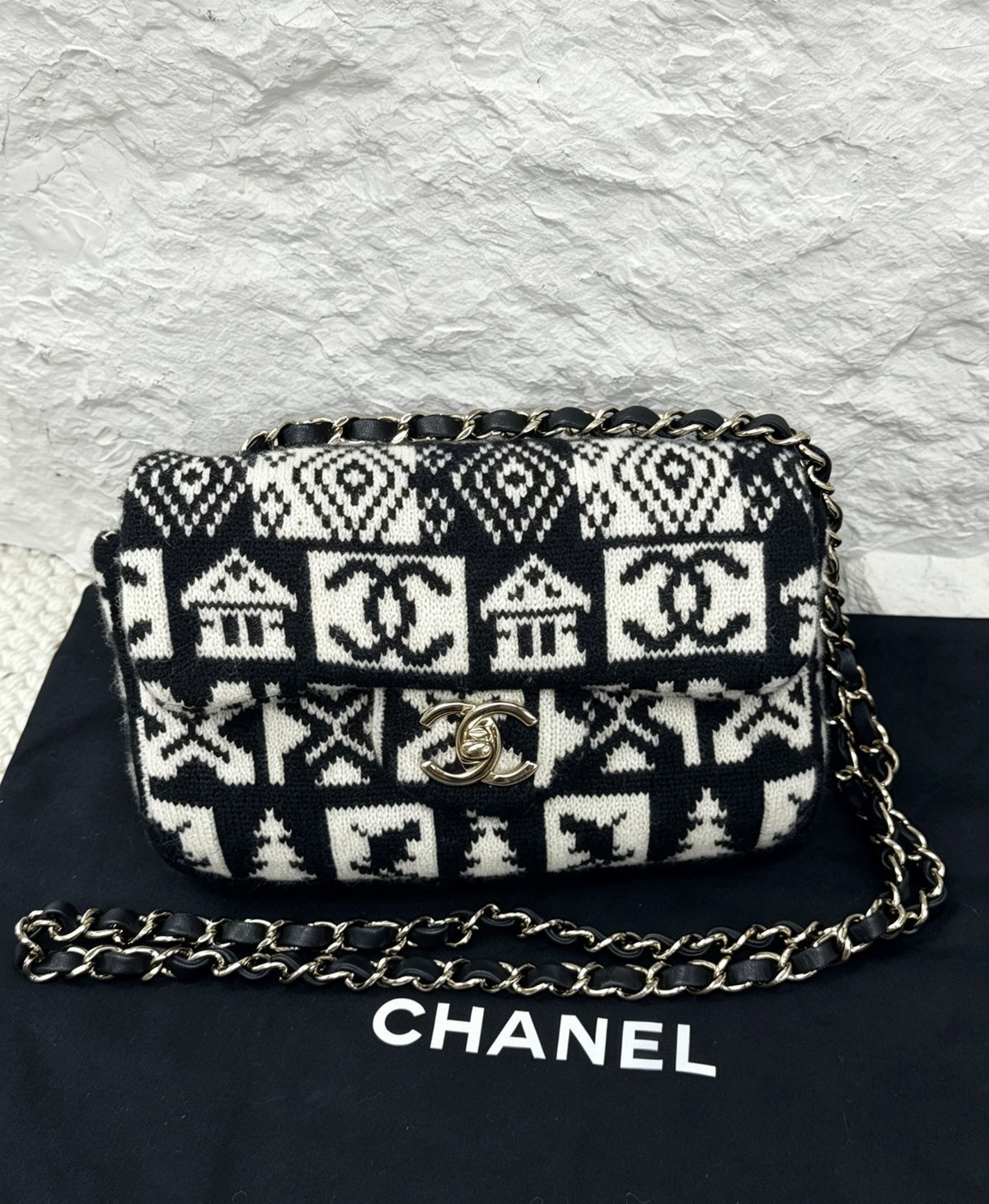 Chanel - Classic Flap Large Mini - Cloth - Multicolour - (mini)