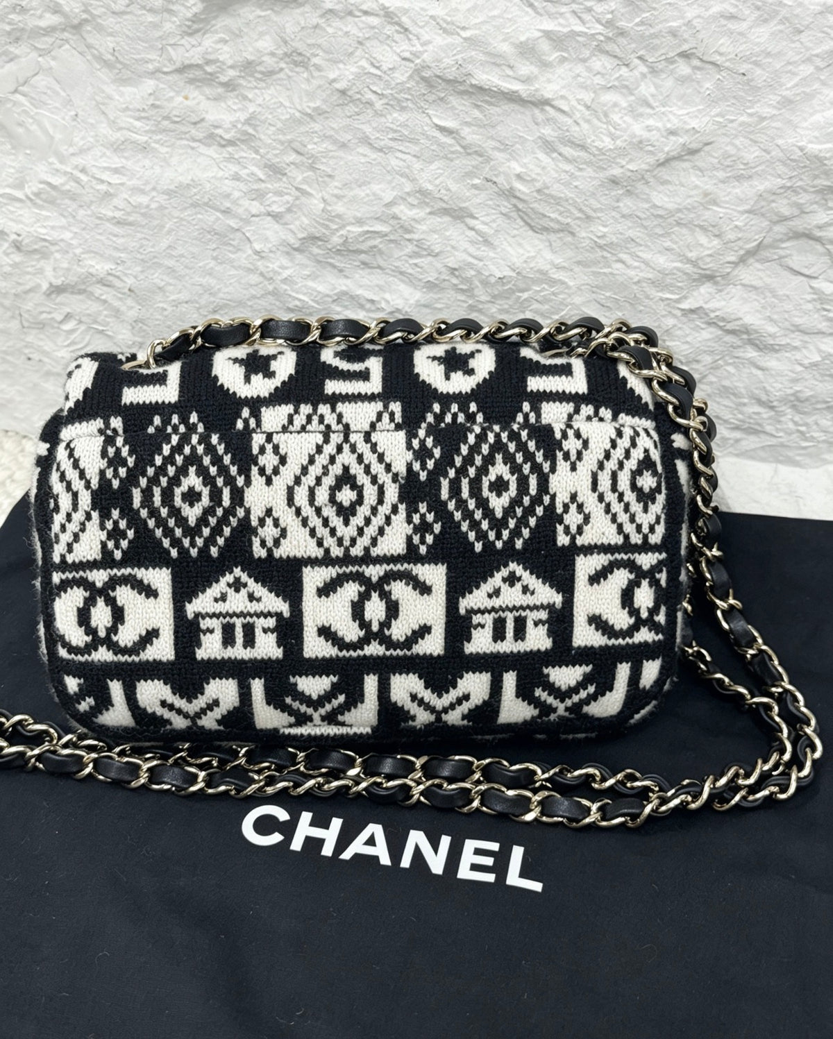 Chanel - Classic Flap Large Mini - Cloth - Multicolour - (mini)
