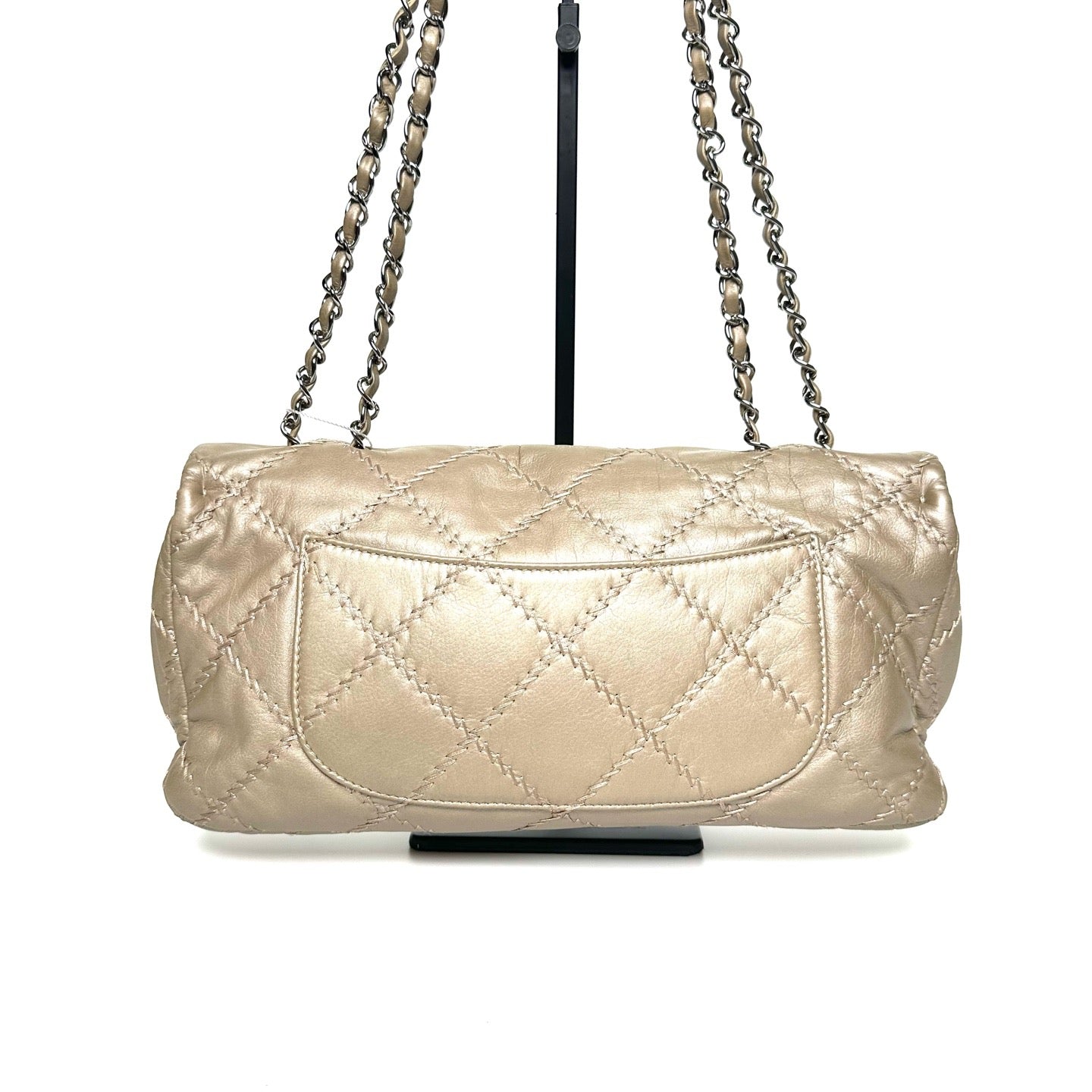Chanel - Classic Flap - Leather - Beige - (mini)