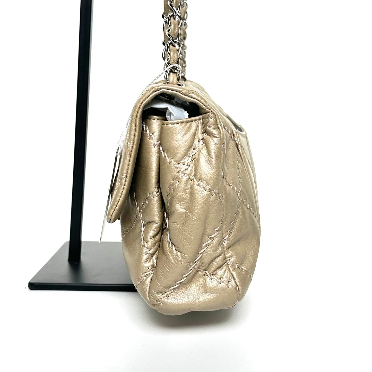 Chanel - Classic Flap - Leather - Beige - (mini)