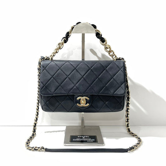 Chanel - Classic Flap - Leather - Black