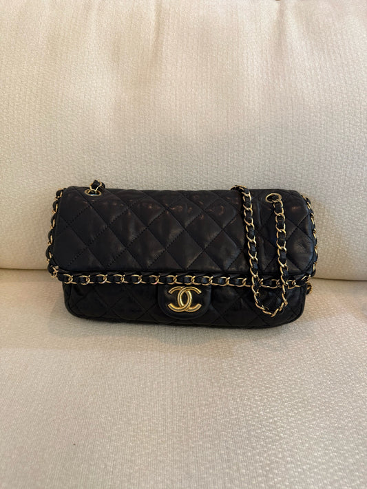 Chanel - Classic Flap - Leather - Black