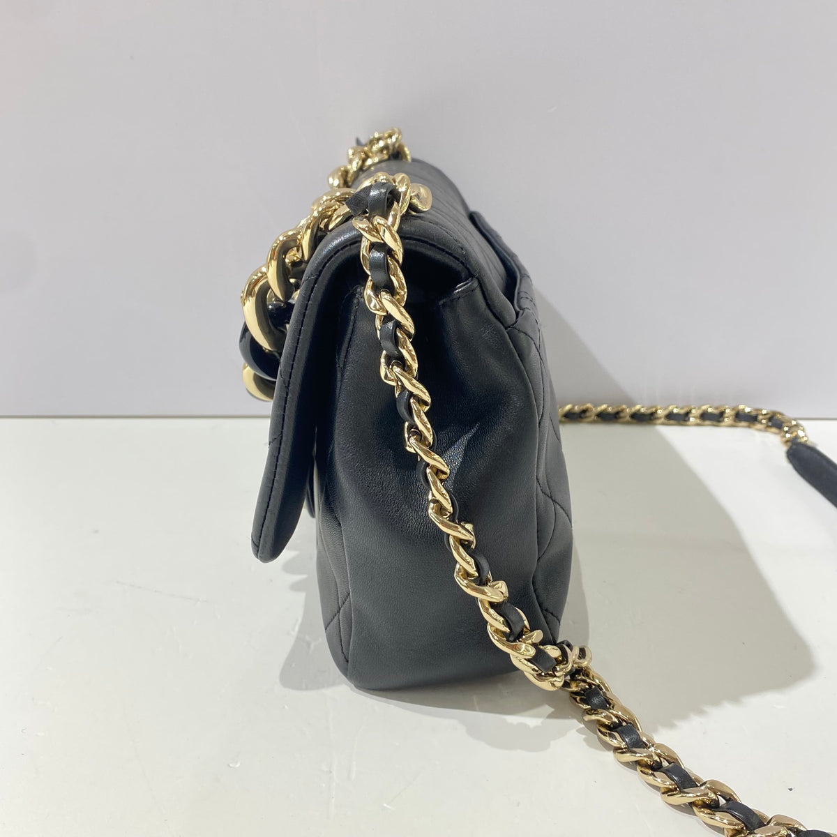 Chanel - Classic Flap - Leather - Black