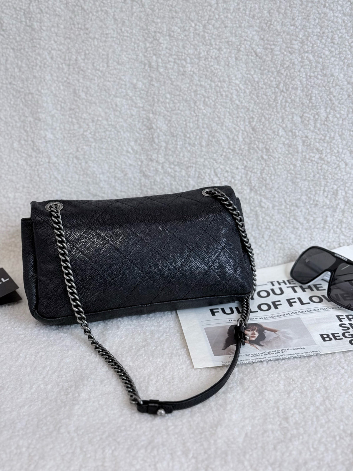 Chanel - Classic Flap - Leather - Black