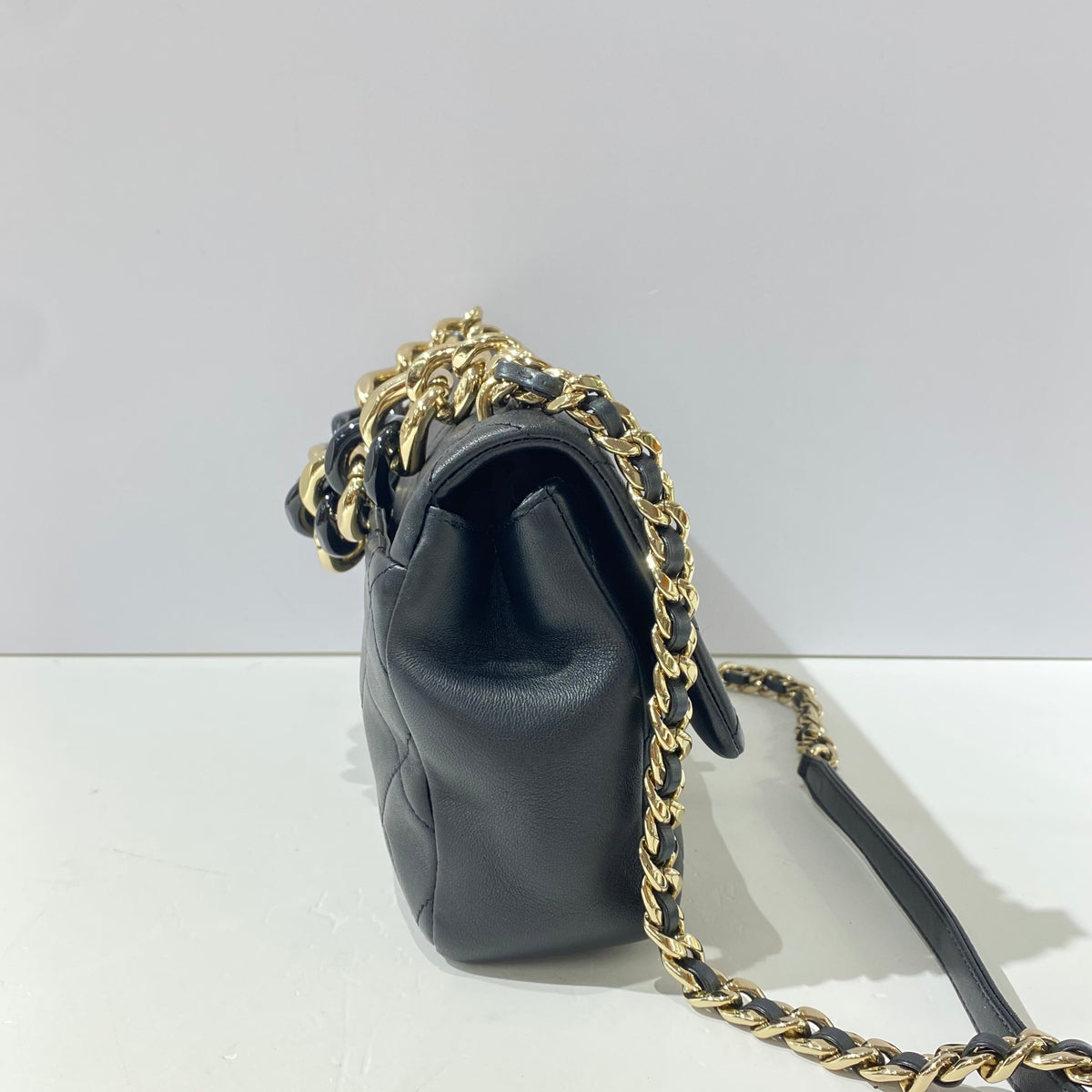 Chanel - Classic Flap - Leather - Black