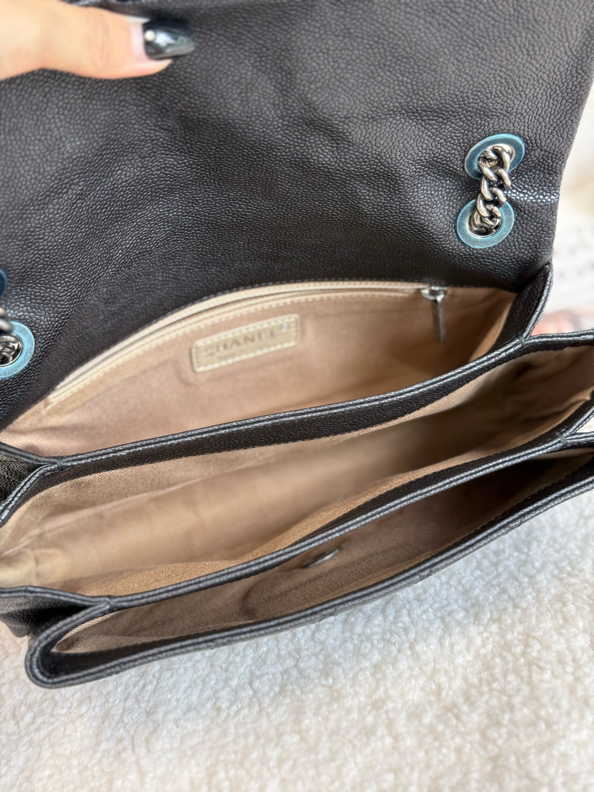 Chanel - Classic Flap - Leather - Black