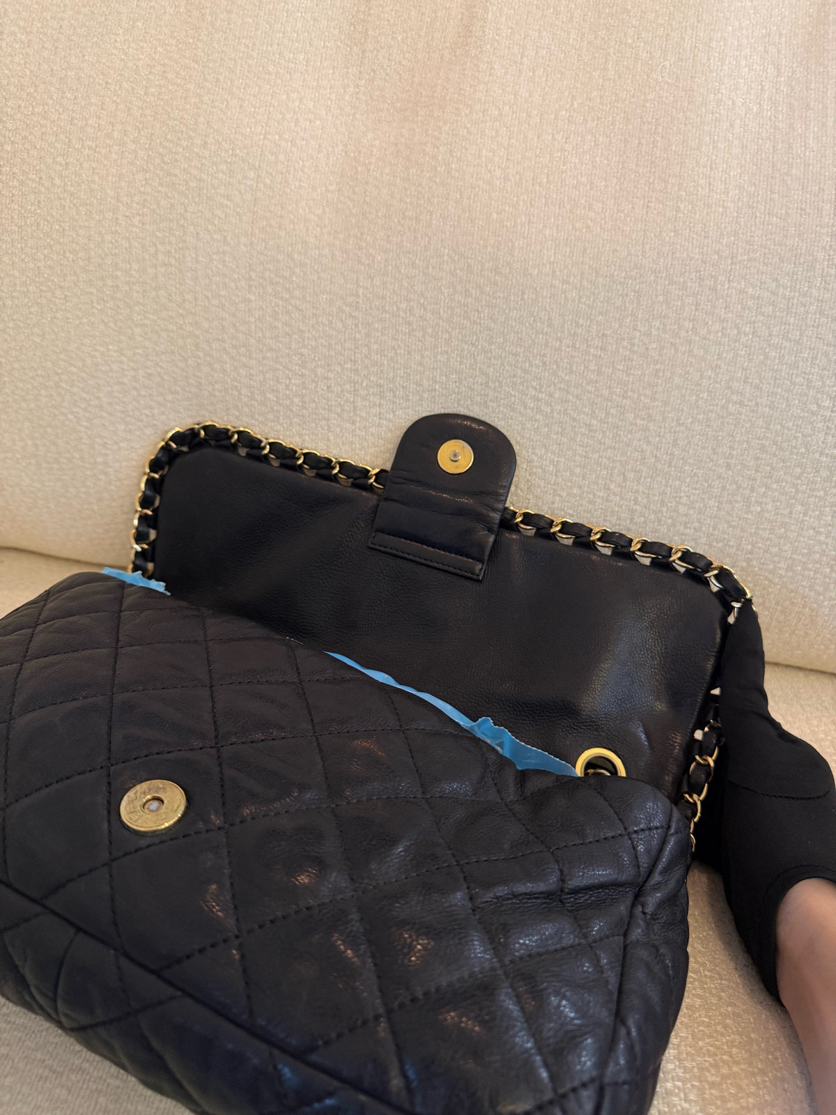 Chanel - Classic Flap - Leather - Black