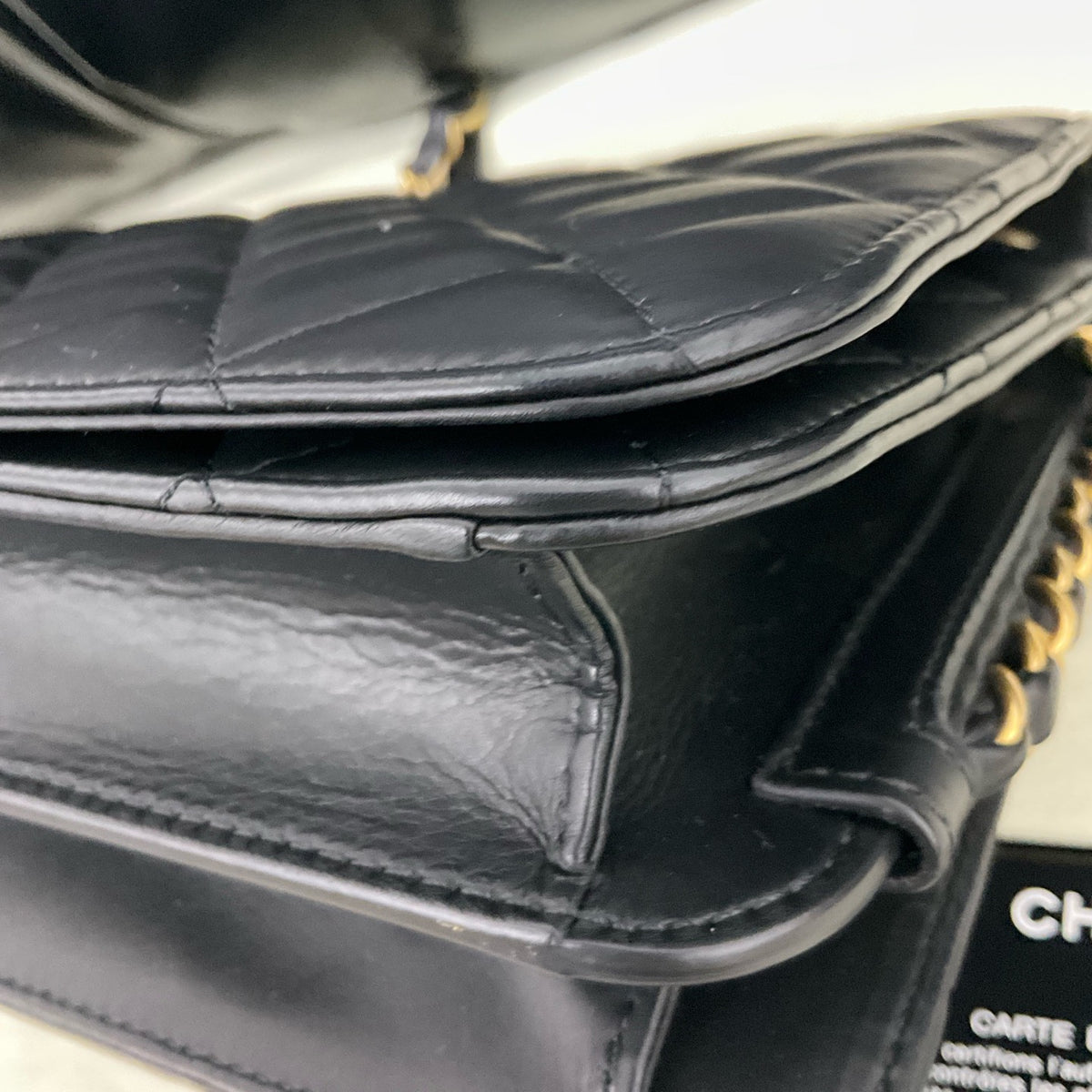 Chanel - Classic Flap - Leather - Black - (medium)