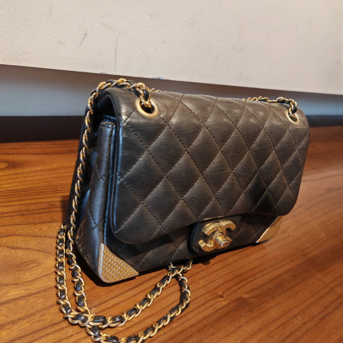 Chanel - Classic Flap - Leather - Black - (mini)