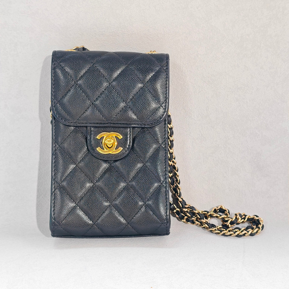 Chanel - Classic Flap - Leather - Black - (mini)