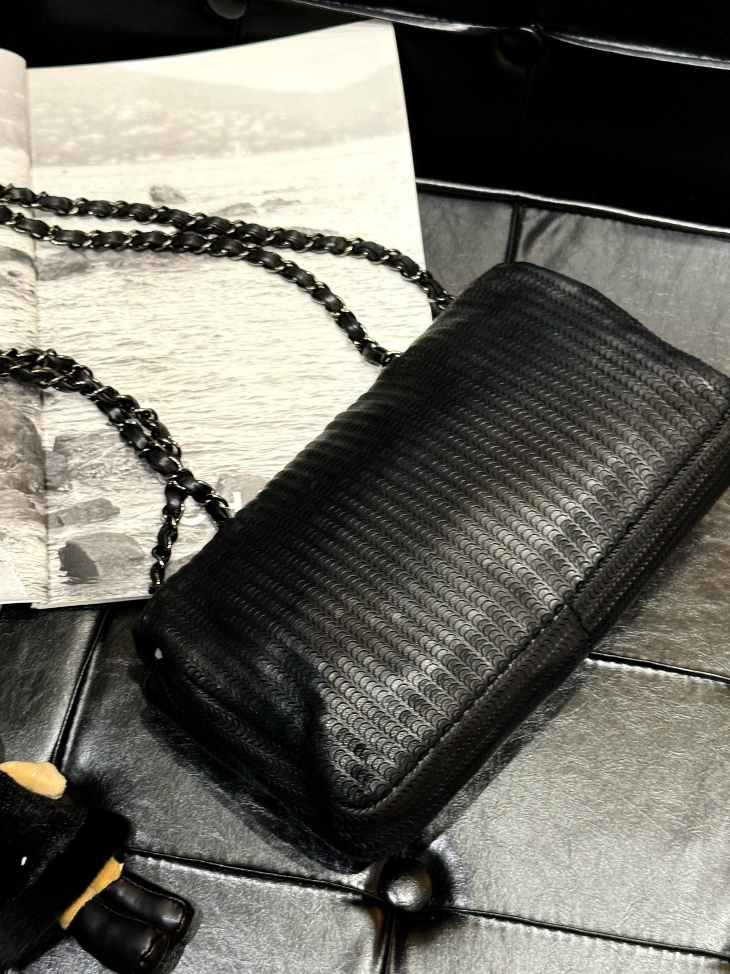 Chanel - Classic Flap - Leather - Black - (mini)