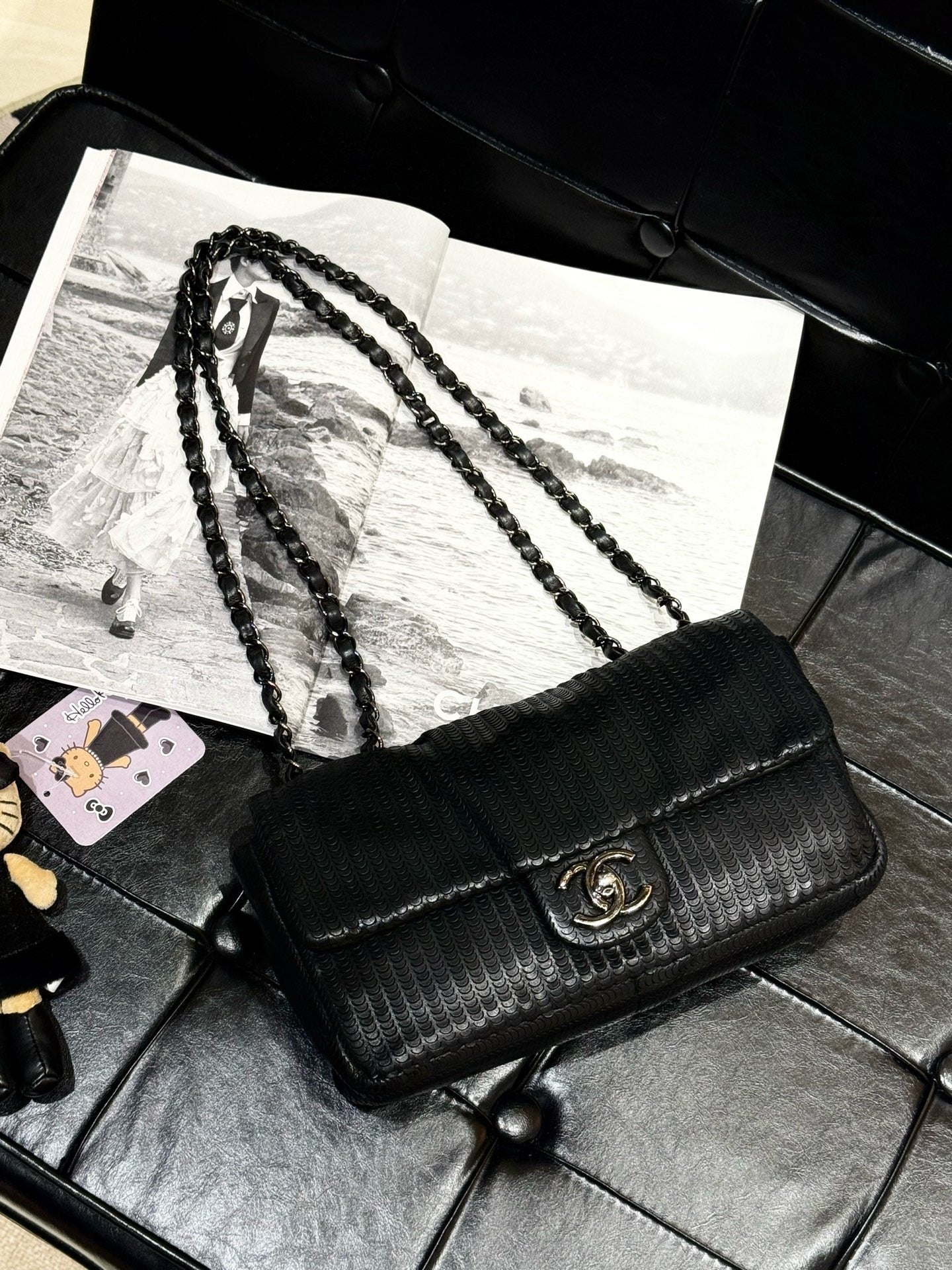 Chanel - Classic Flap - Leather - Black - (mini)