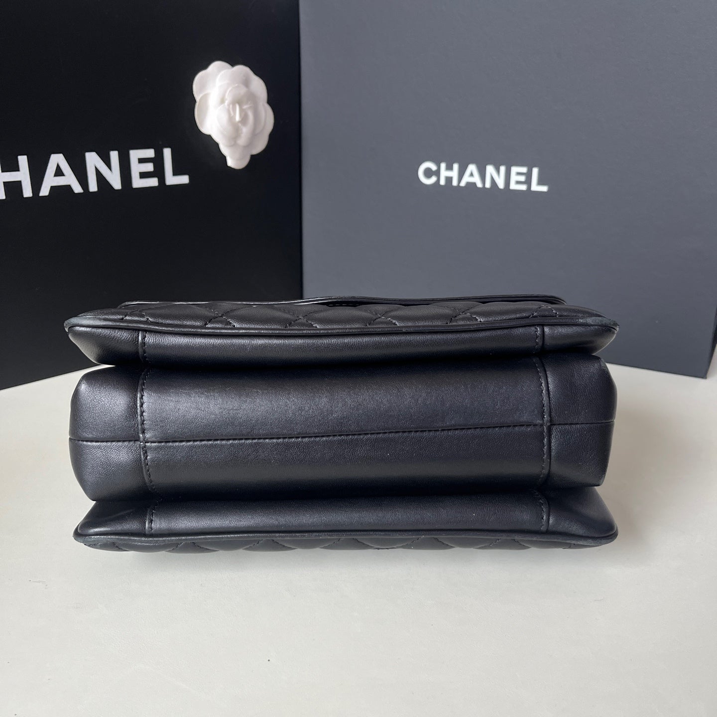 Chanel - Classic Flap - Leather - Black - (mini)