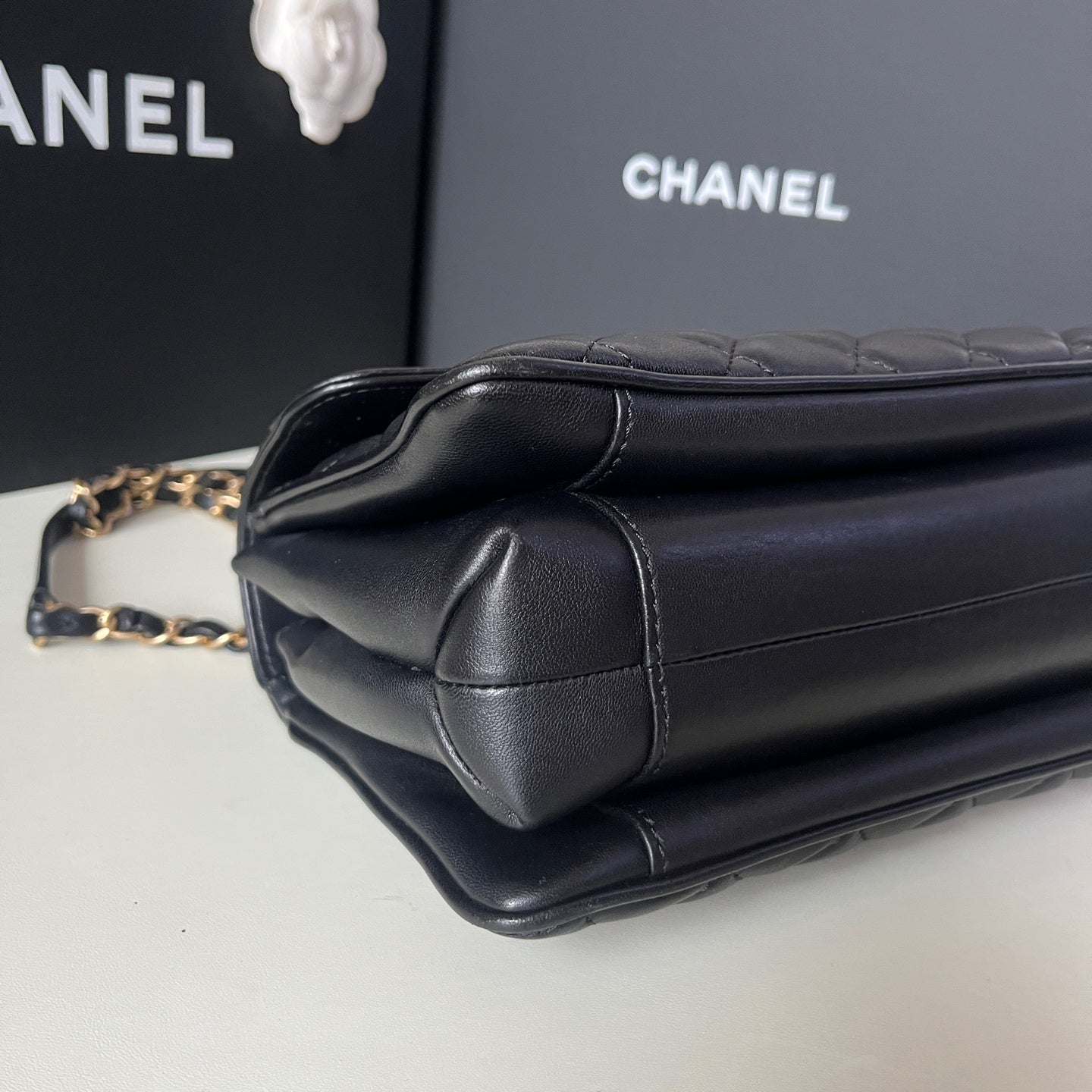 Chanel - Classic Flap - Leather - Black - (mini)