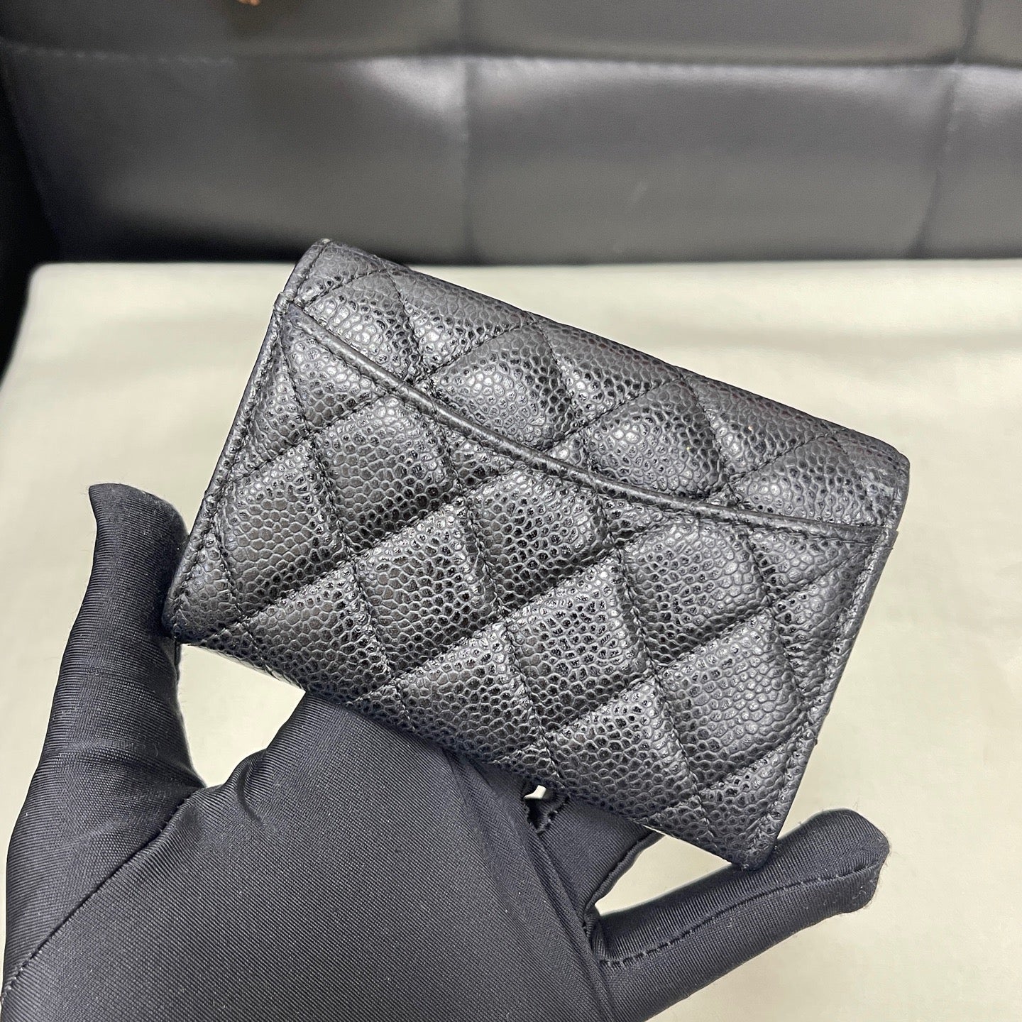 Chanel - Classic Flap - Leather - Black - (Small)