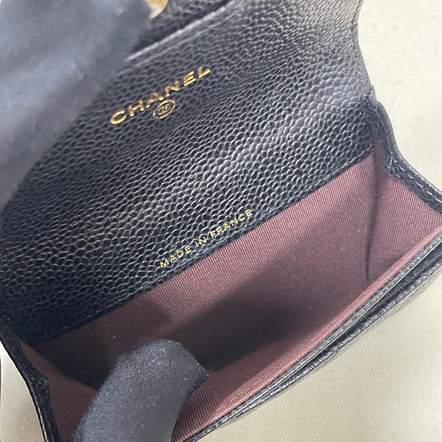 Chanel - Classic Flap - Leather - Black - (Small)