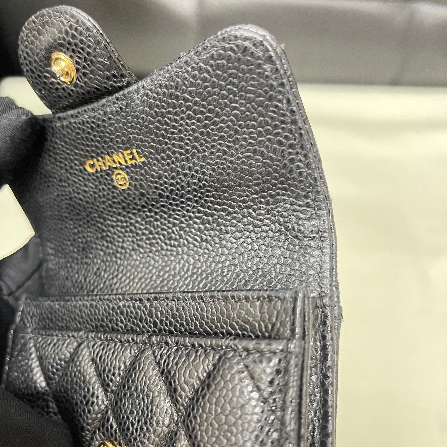 Chanel - Classic Flap - Leather - Black - (Small)