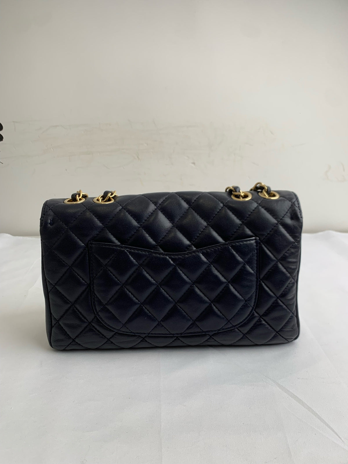Chanel - Classic Flap - Leather - Blue - (medium)