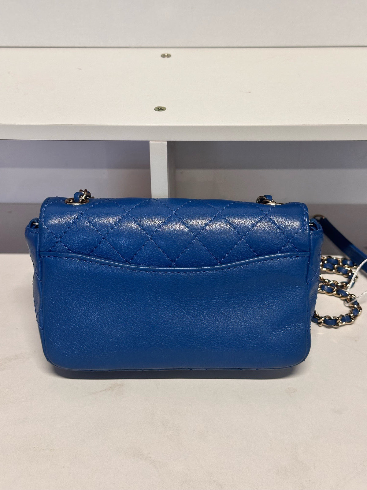 Chanel - Classic Flap - Leather - Blue - (Small)