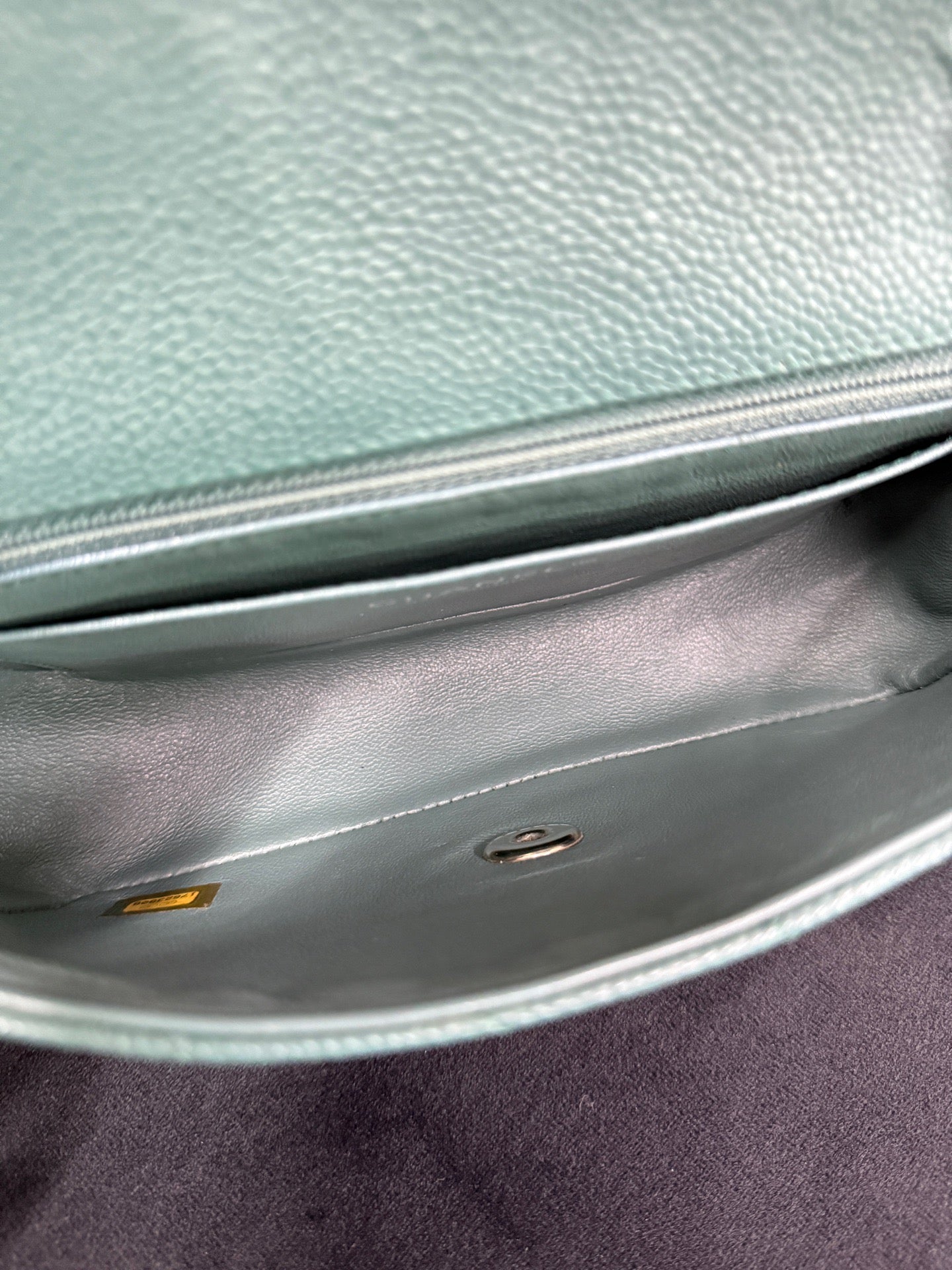 Chanel - Classic Flap - Leather - Green - (mini)