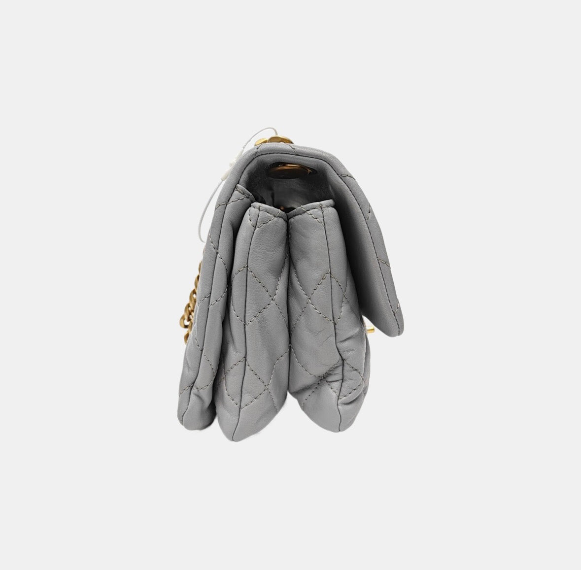 Chanel - Classic Flap - Leather - Grey
