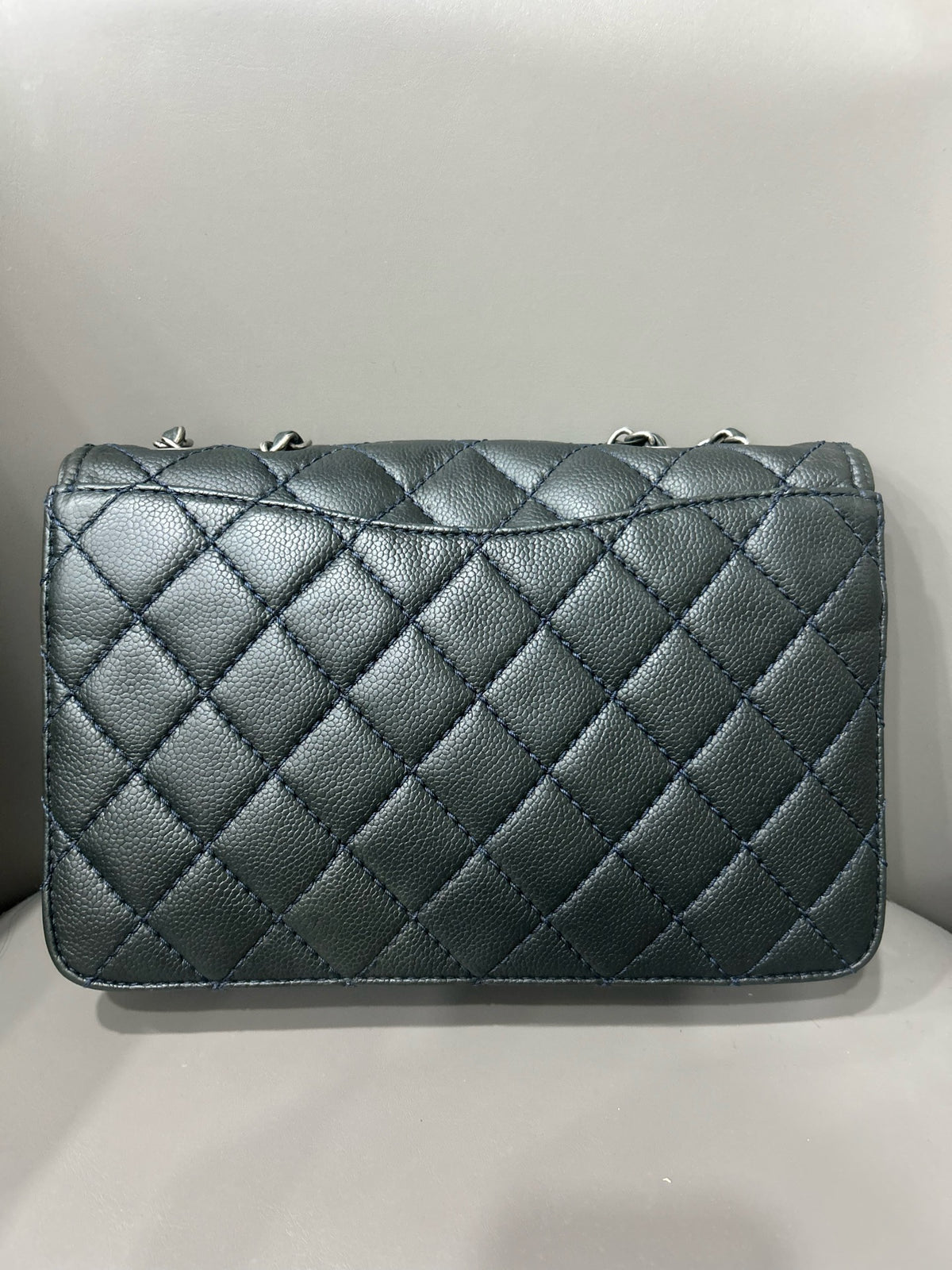 Chanel - Classic Flap - Leather - Navy
