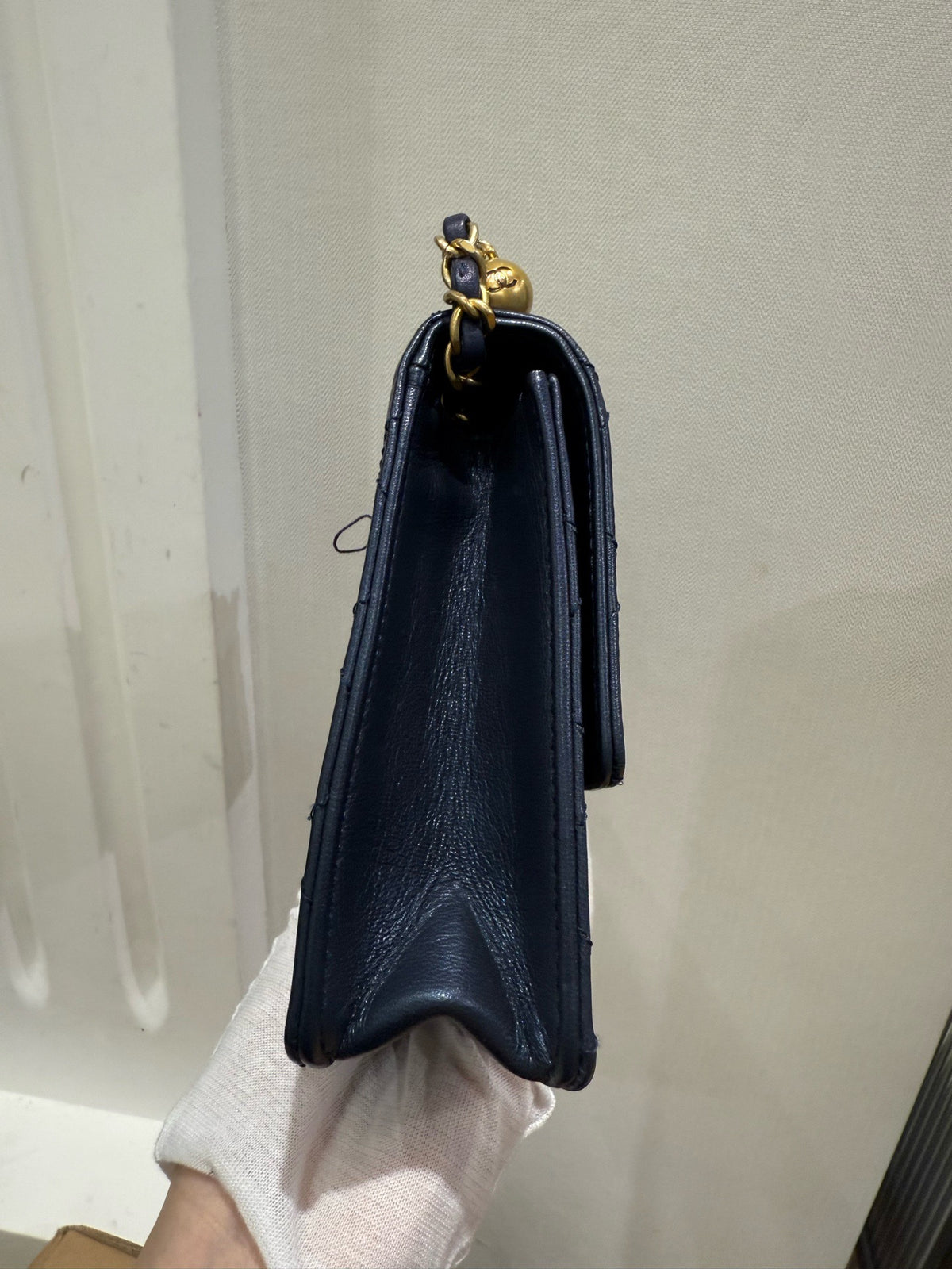 Chanel - Classic Flap - Leather - Navy