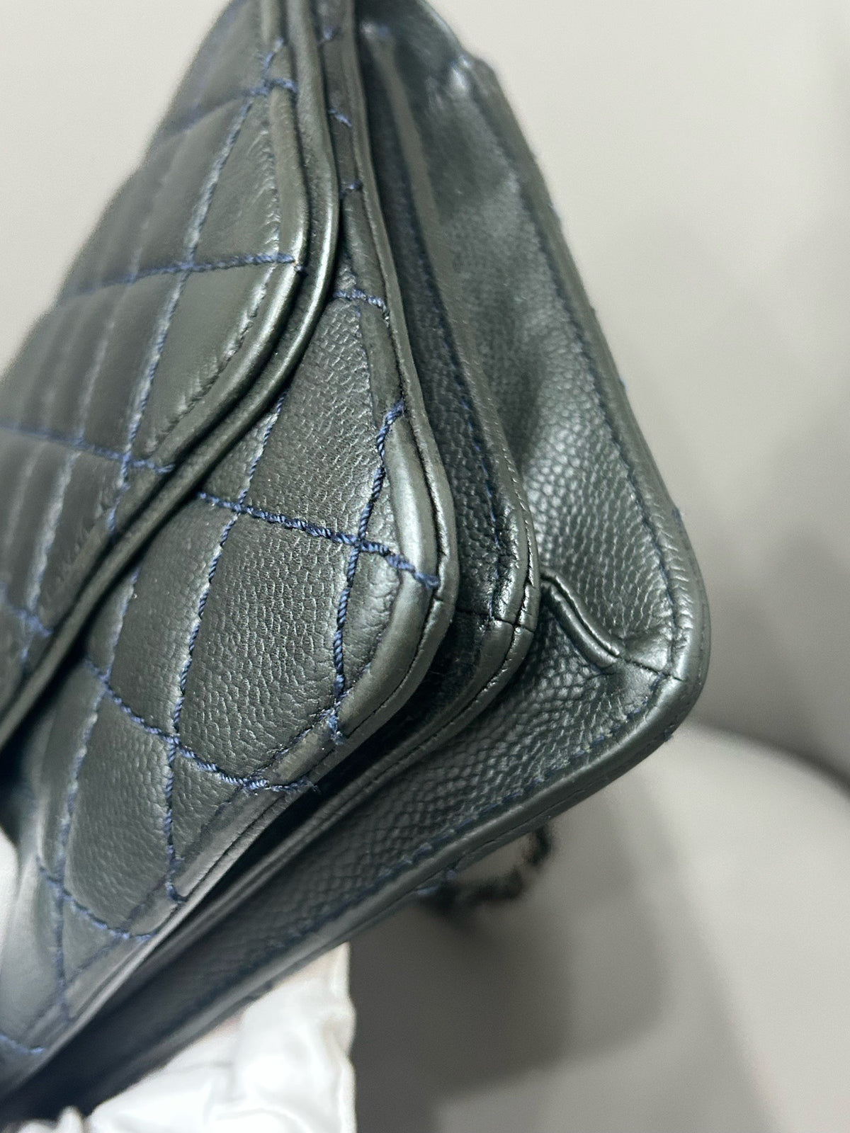 Chanel - Classic Flap - Leather - Navy