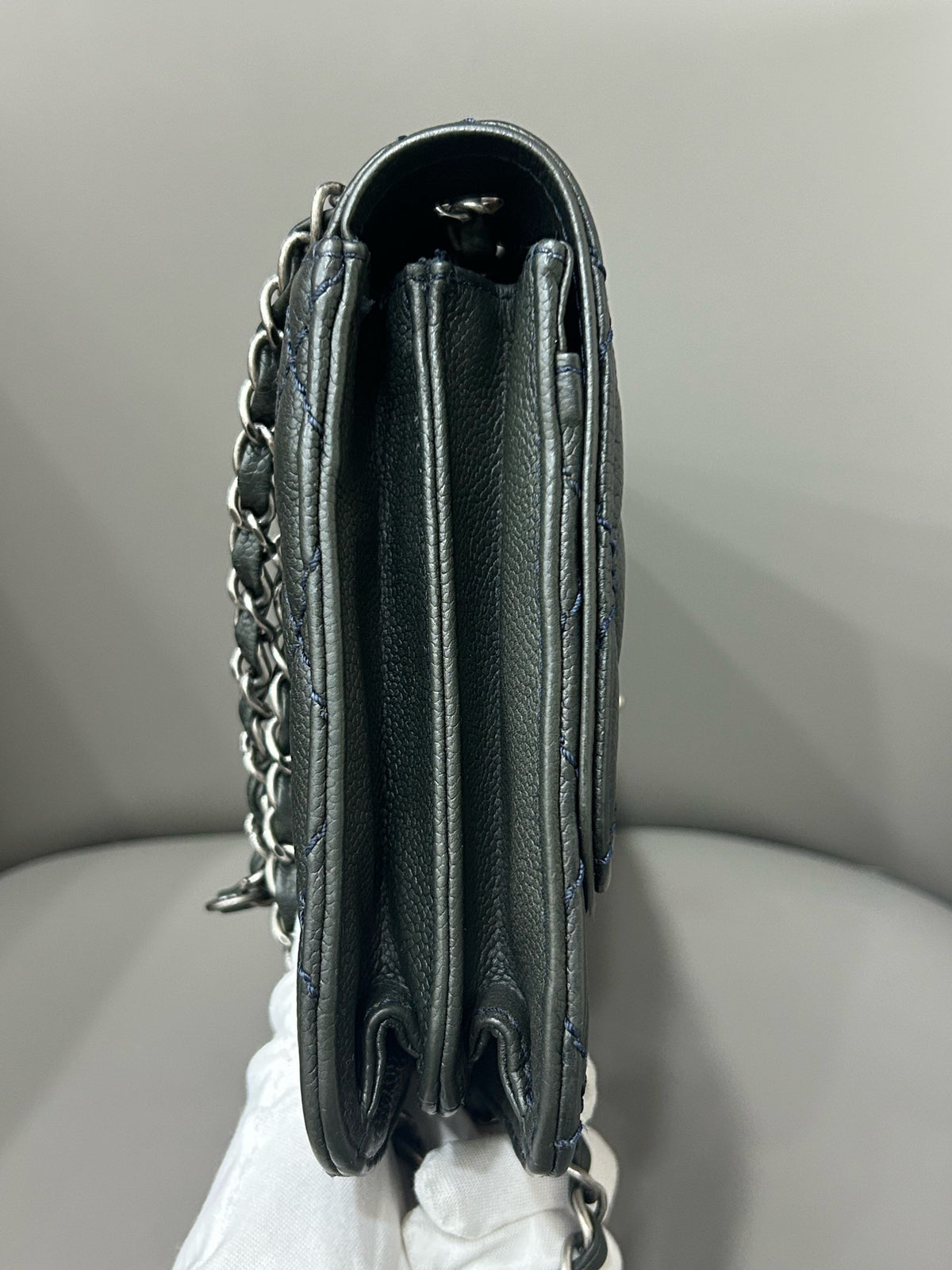 Chanel - Classic Flap - Leather - Navy