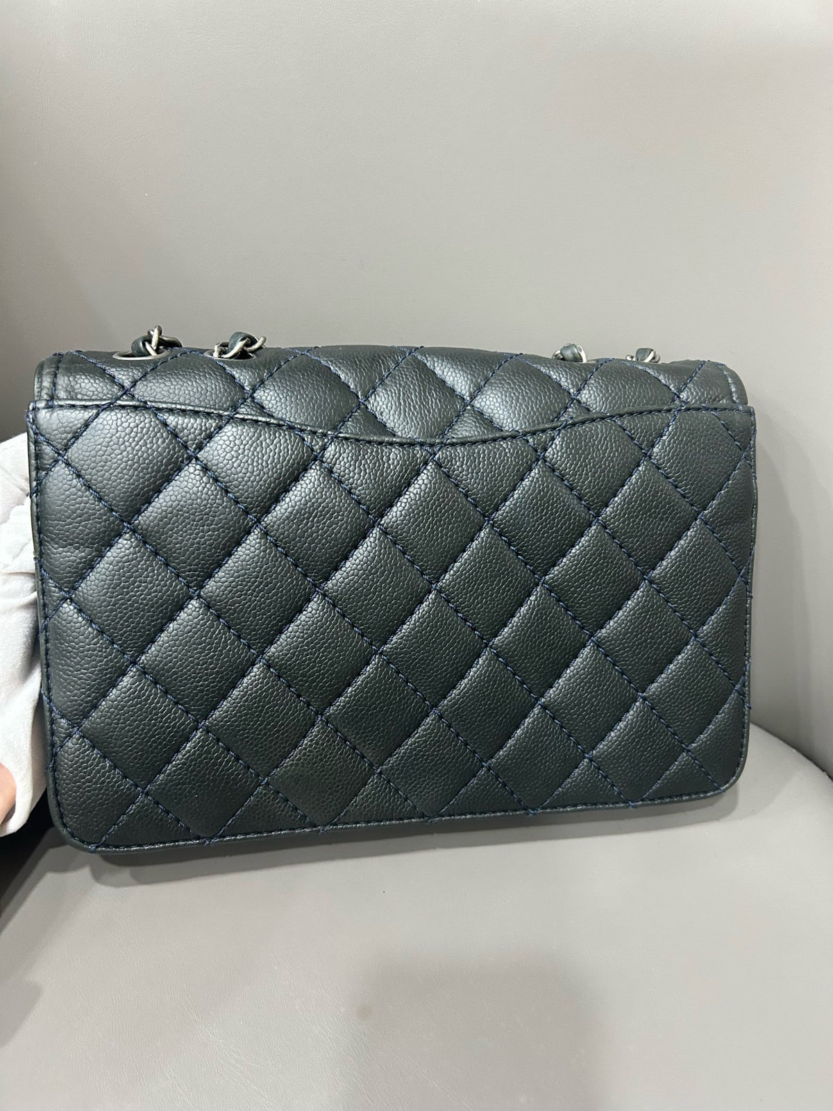 Chanel - Classic Flap - Leather - Navy