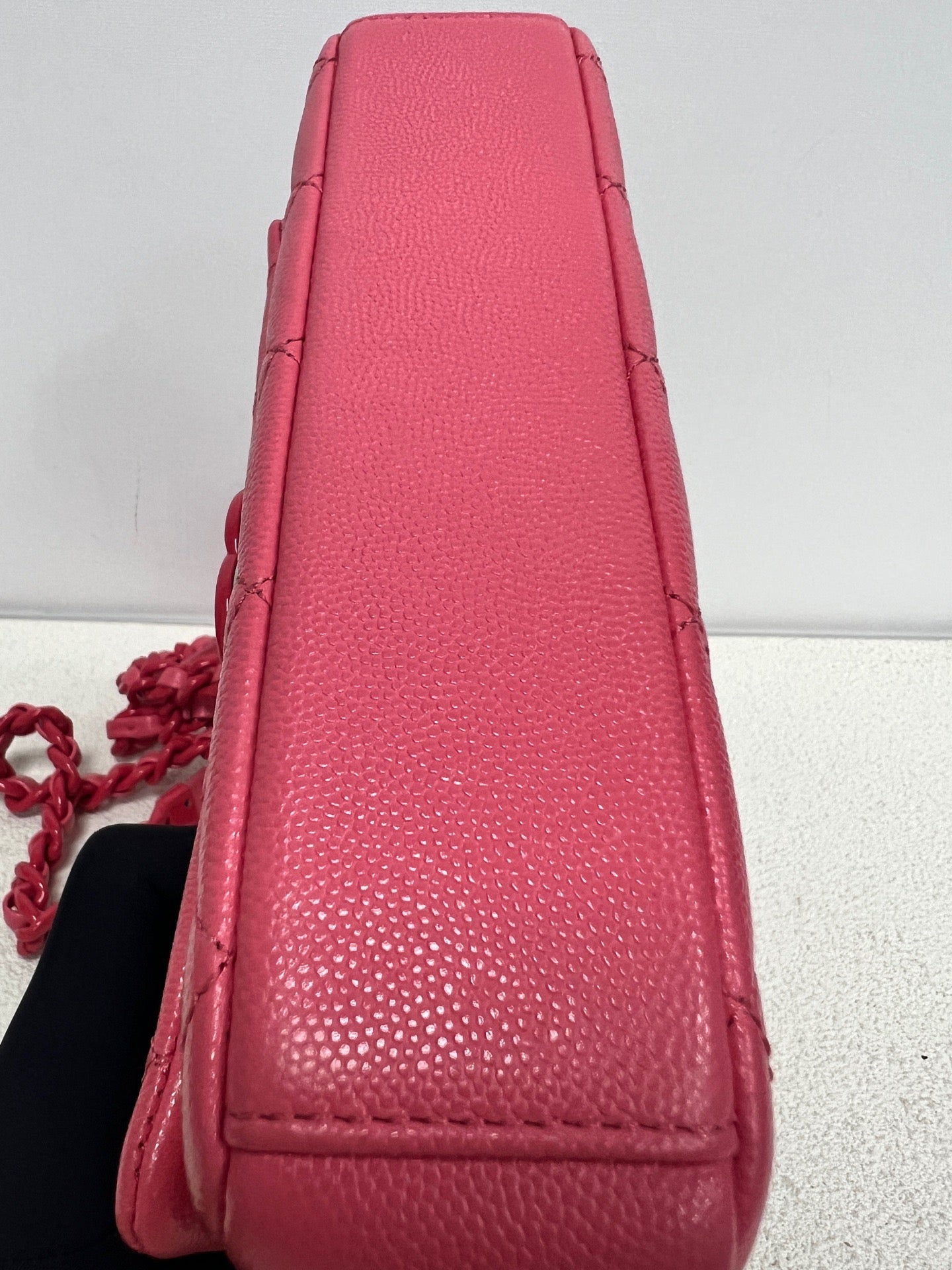 Chanel - Classic Flap - Leather - Pink - (mini)