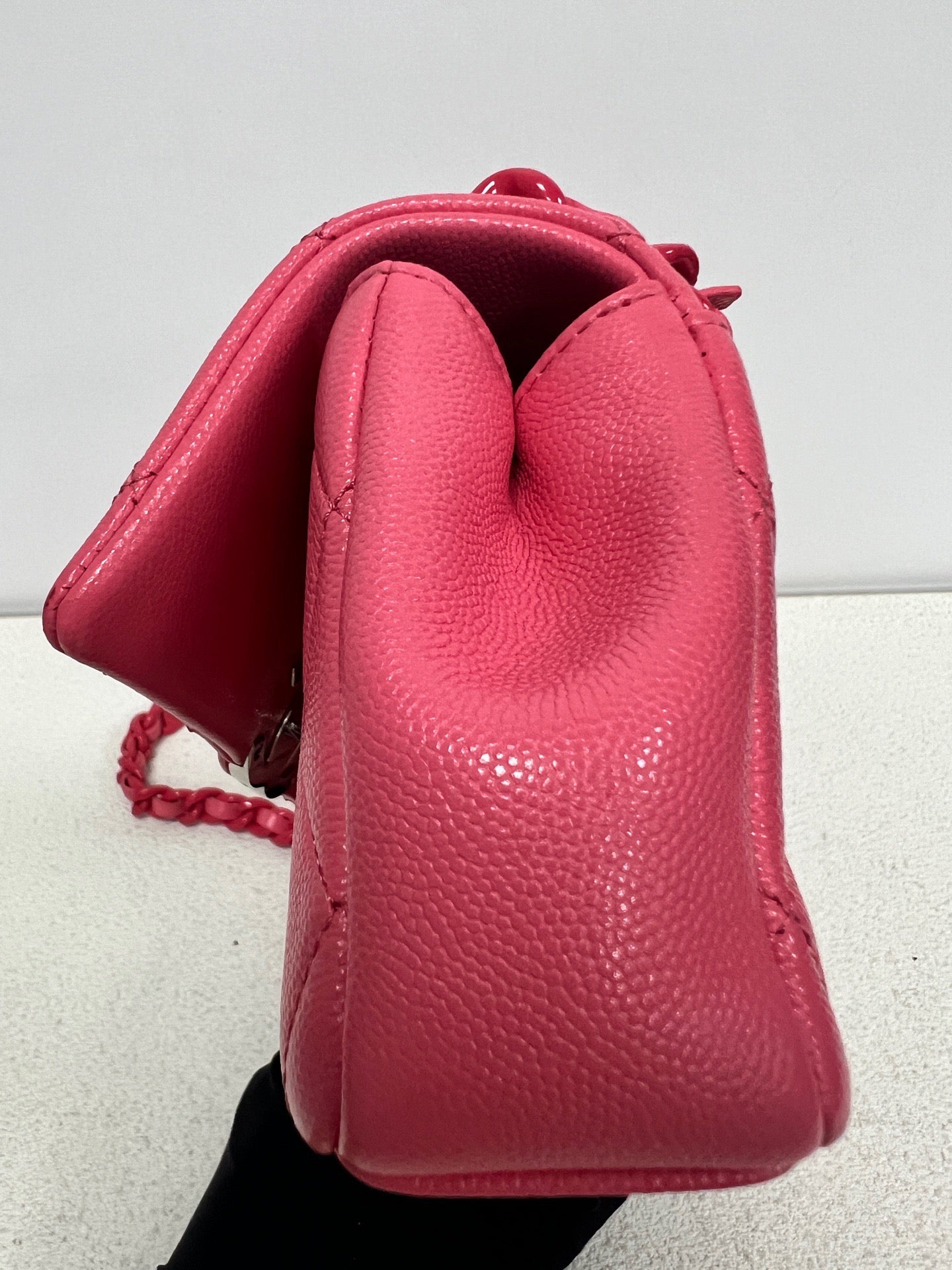 Chanel - Classic Flap - Leather - Pink - (mini)