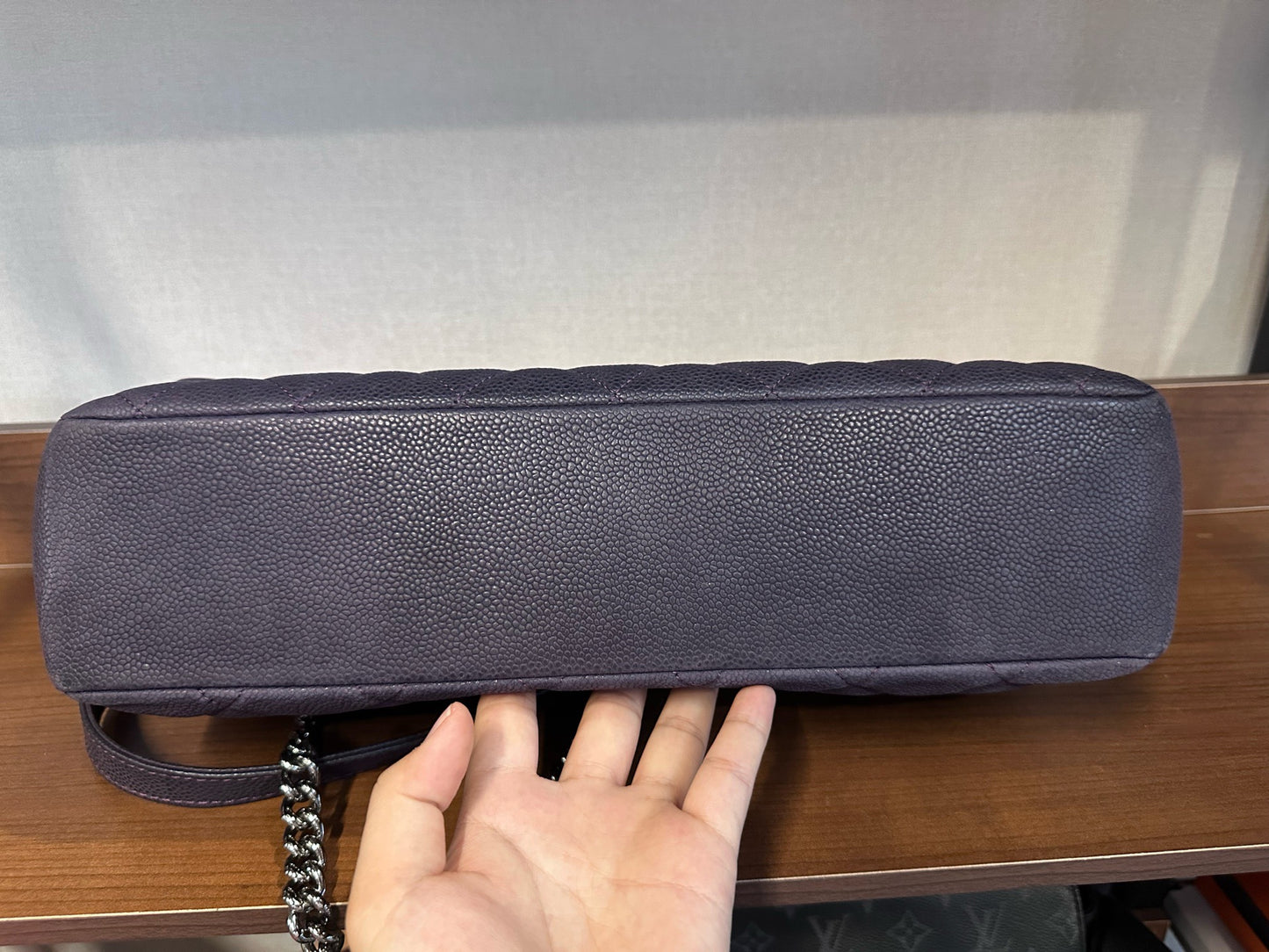 Chanel - Classic Flap - Leather - Purple - (Other)