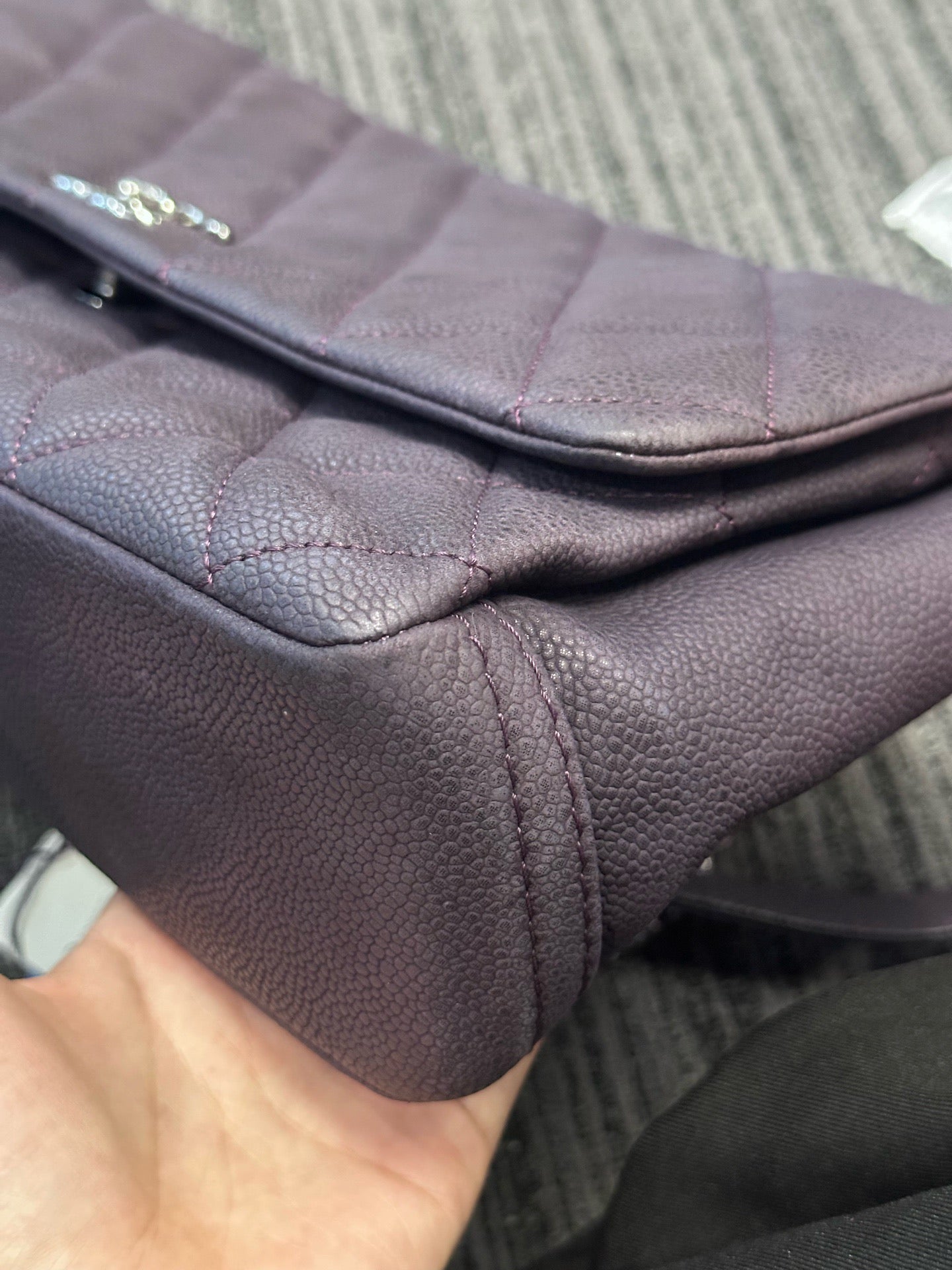 Chanel - Classic Flap - Leather - Purple - (Other)